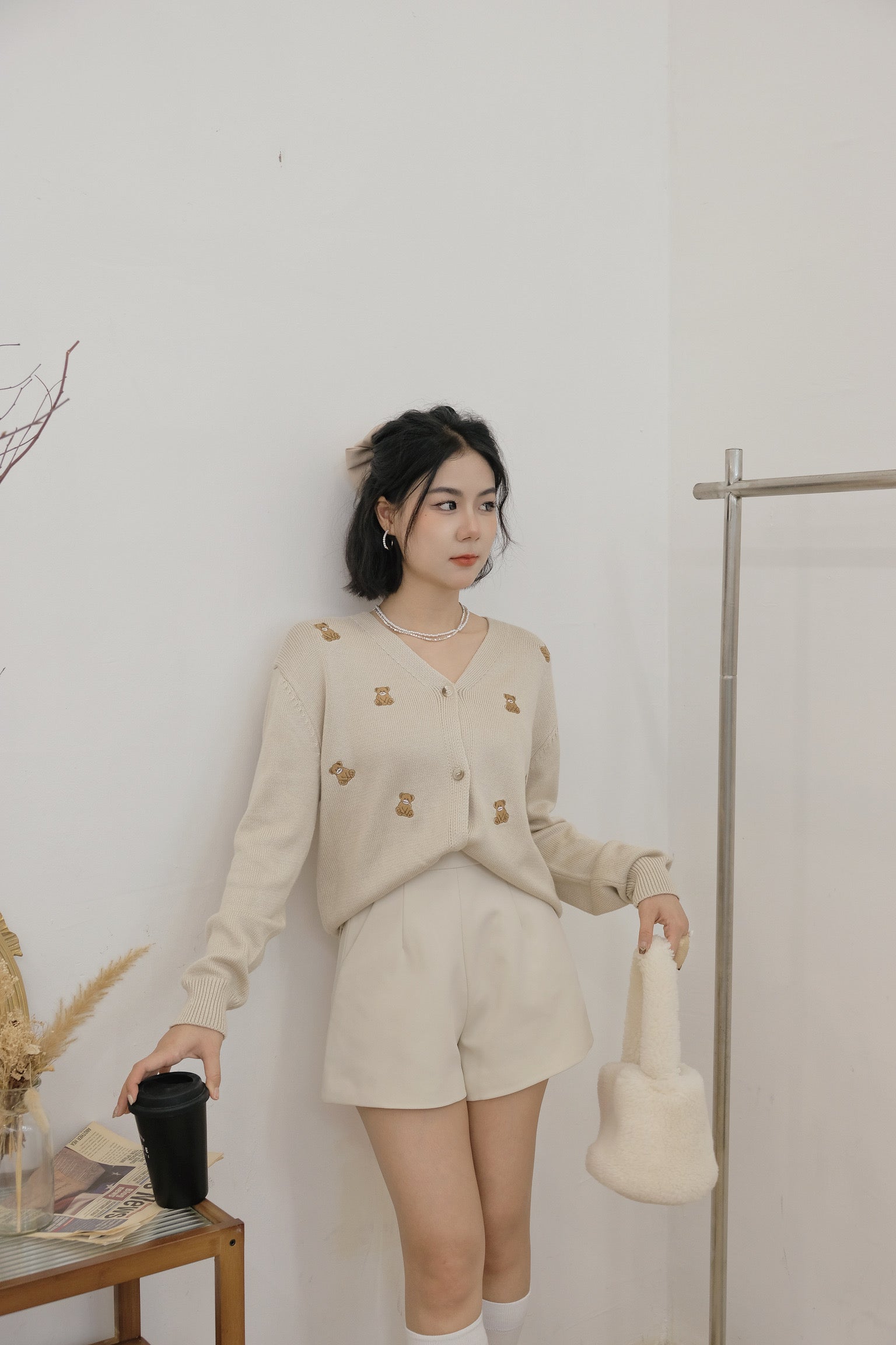 𝐂𝐡𝐚𝐫𝐦𝐞纸片裤Beige