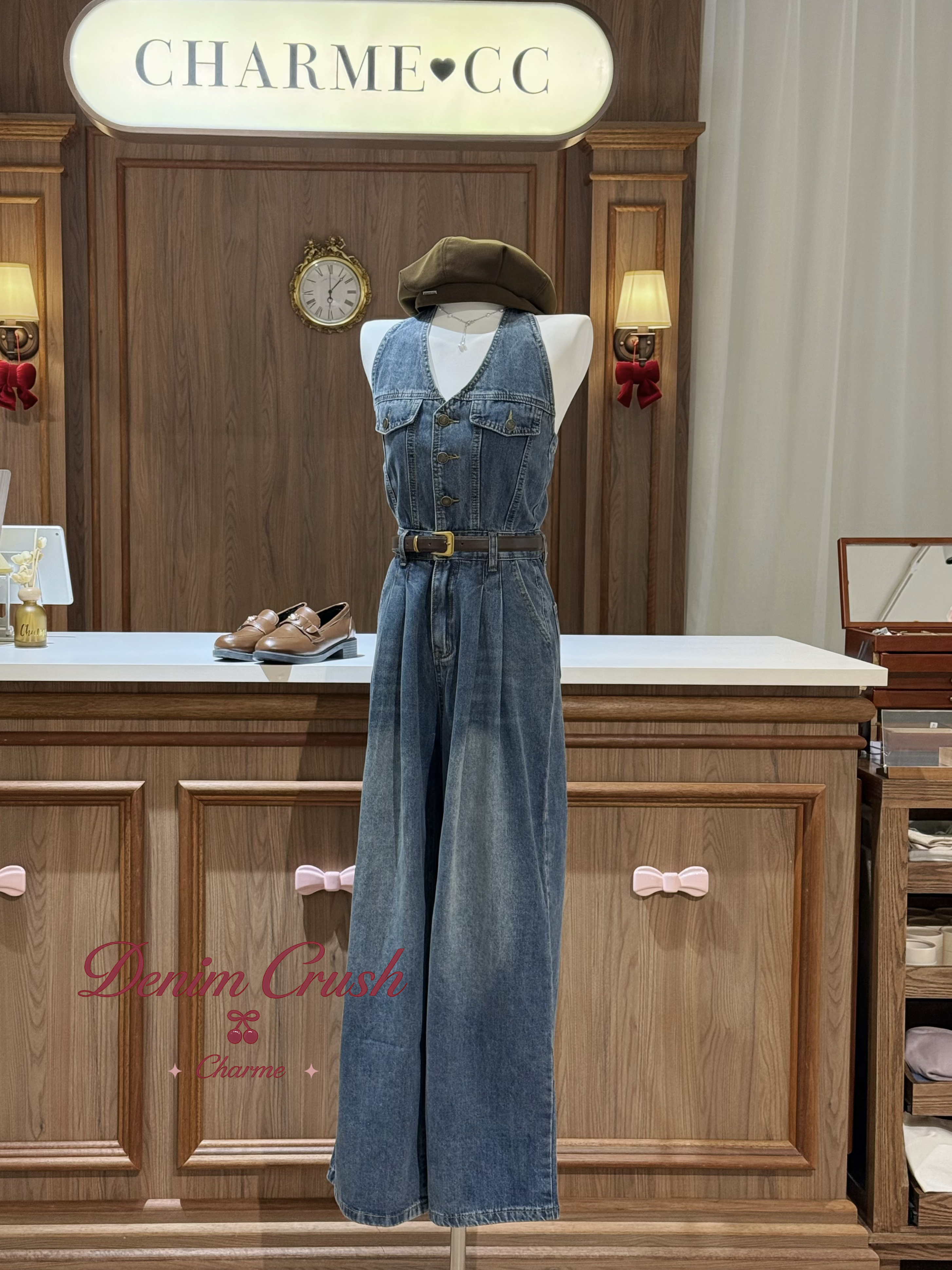 Denim · Aria Jumpsuit