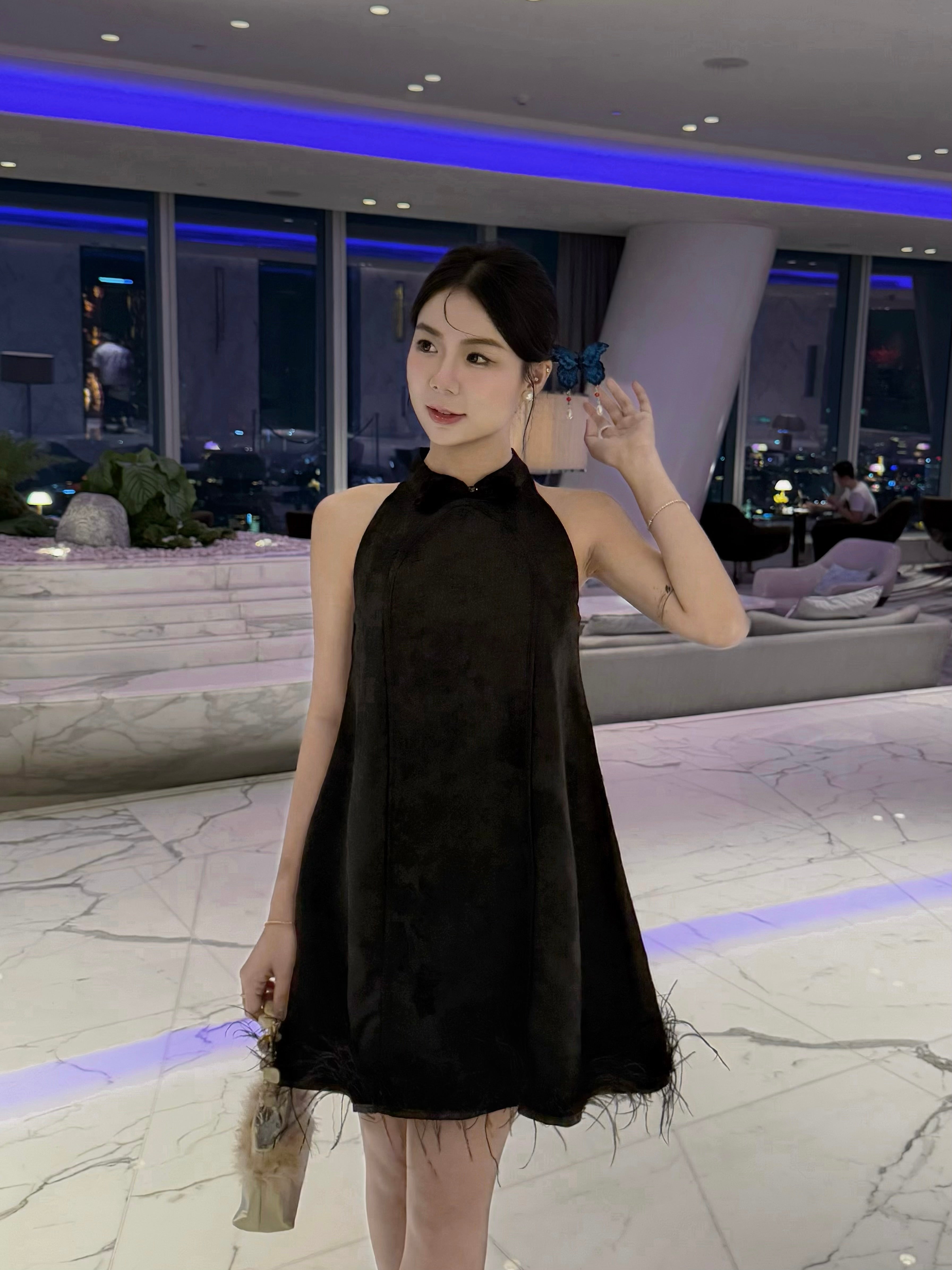 ELSA Doll Dress (Black)