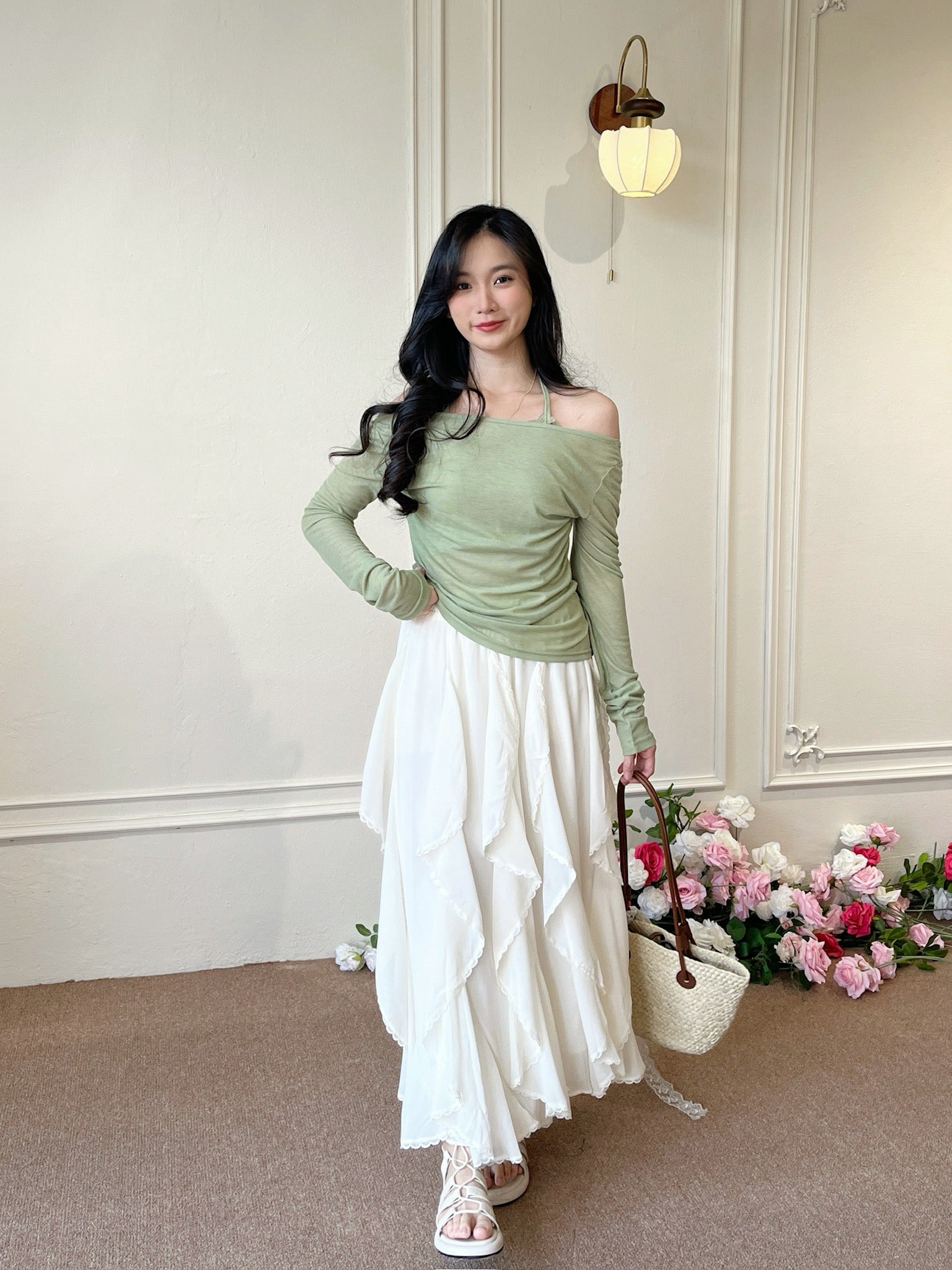 Paige Set【top+skirt】