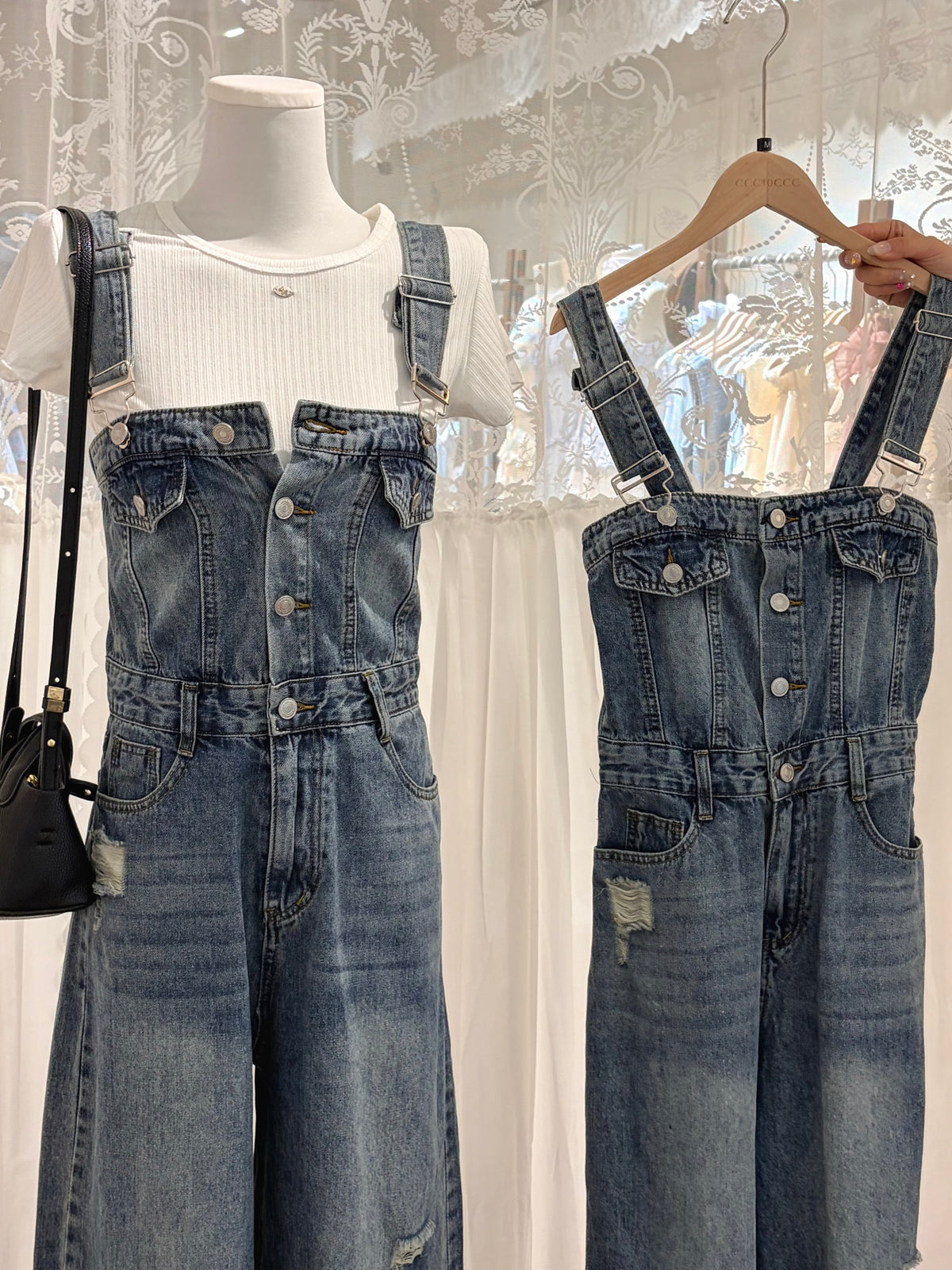 Brielle Denim Overall