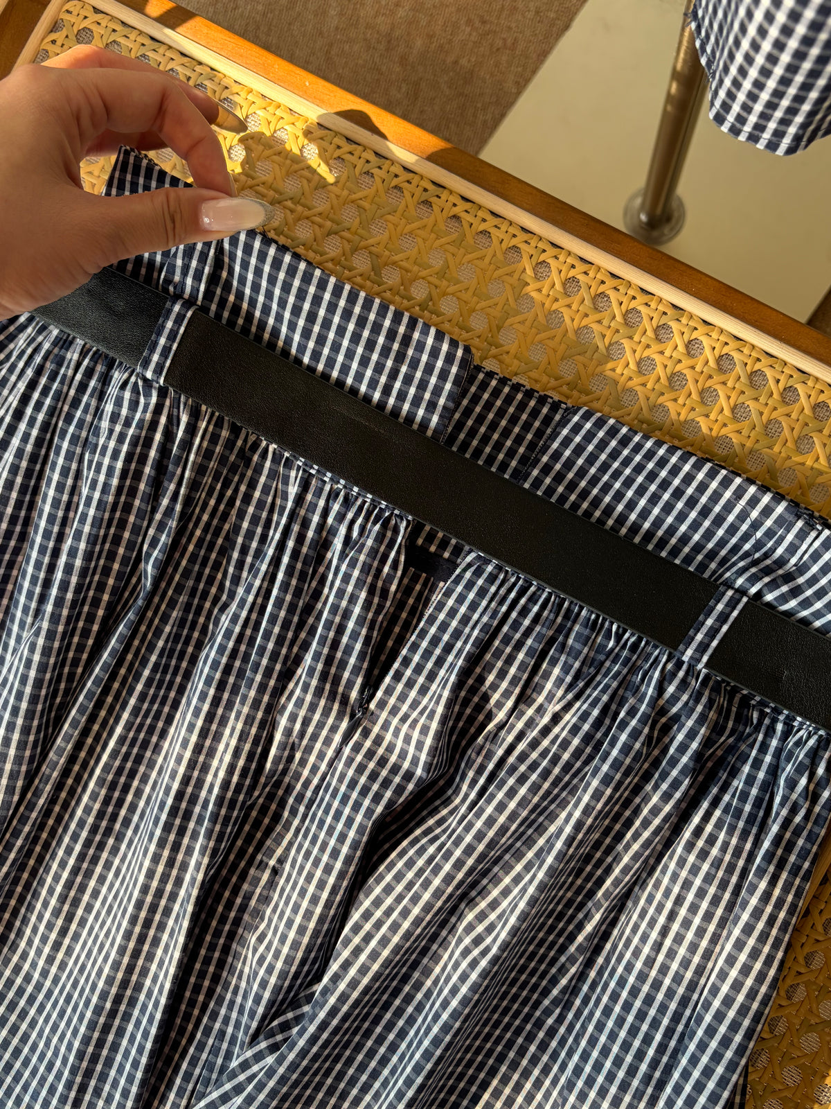 Sophie Gingham Skirt