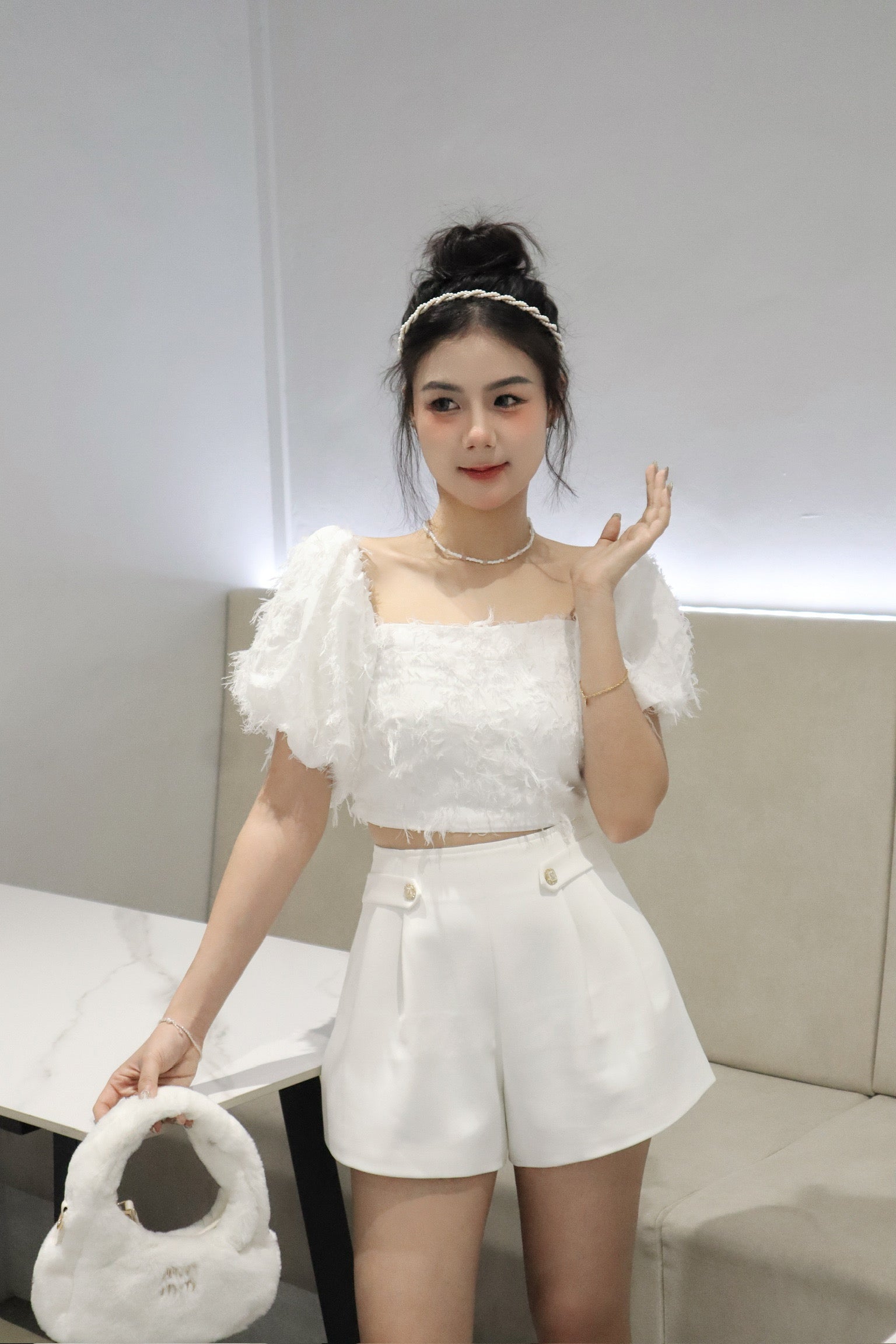 πΎππΌπππ Jamie Top in White