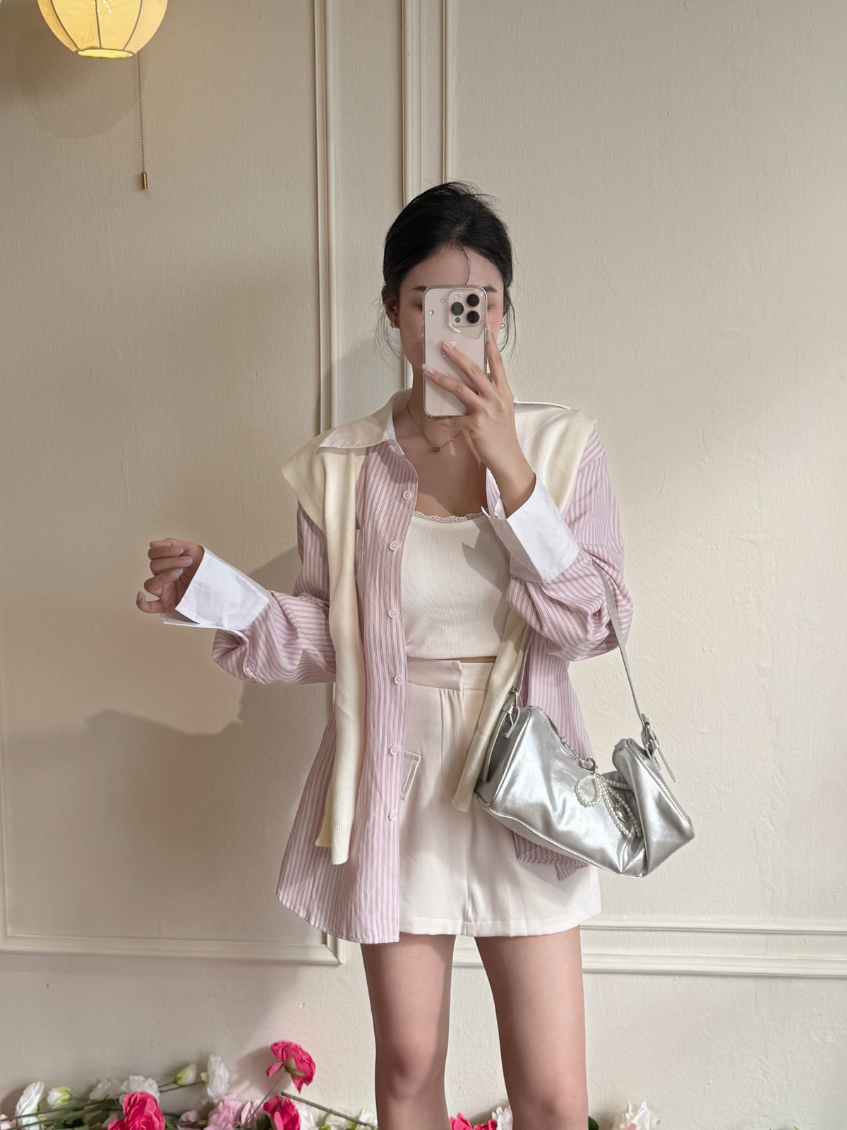 𝘾𝙃𝘼𝙍𝙈𝙀 Serenity Shirt(Pink)
