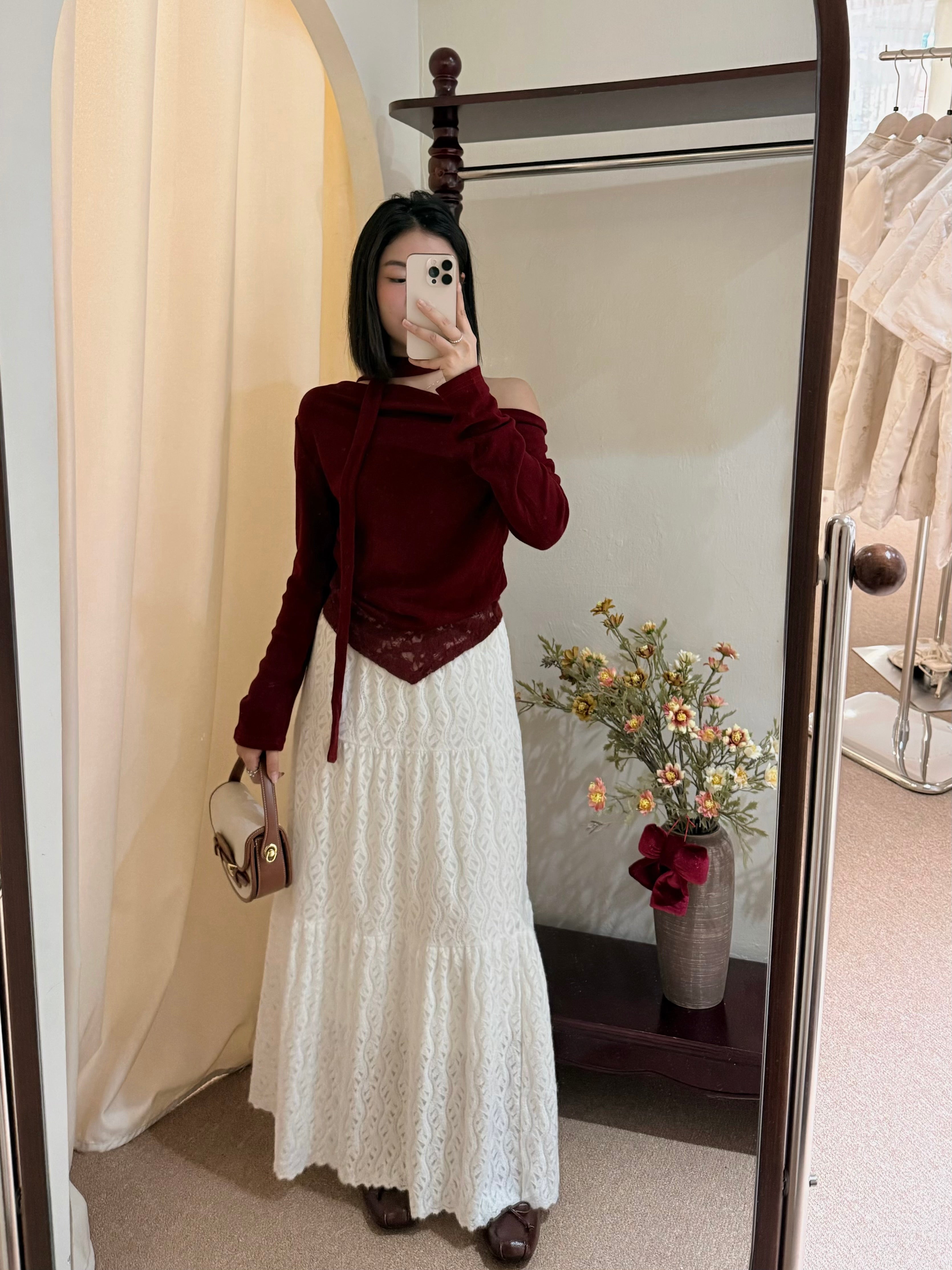 Holly Top 【上衣+飘带】