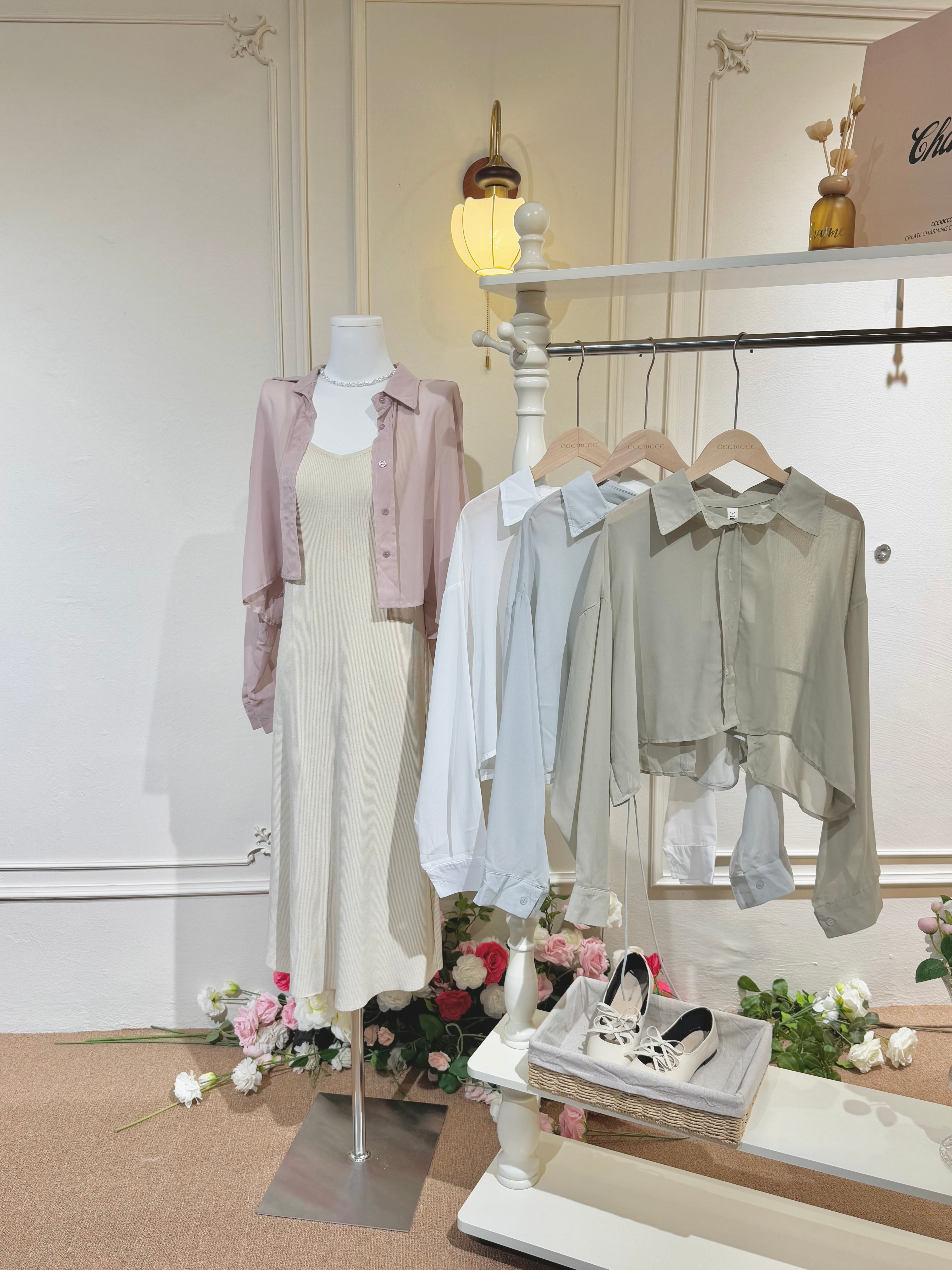 Gabrielle Cropped Long Shirt