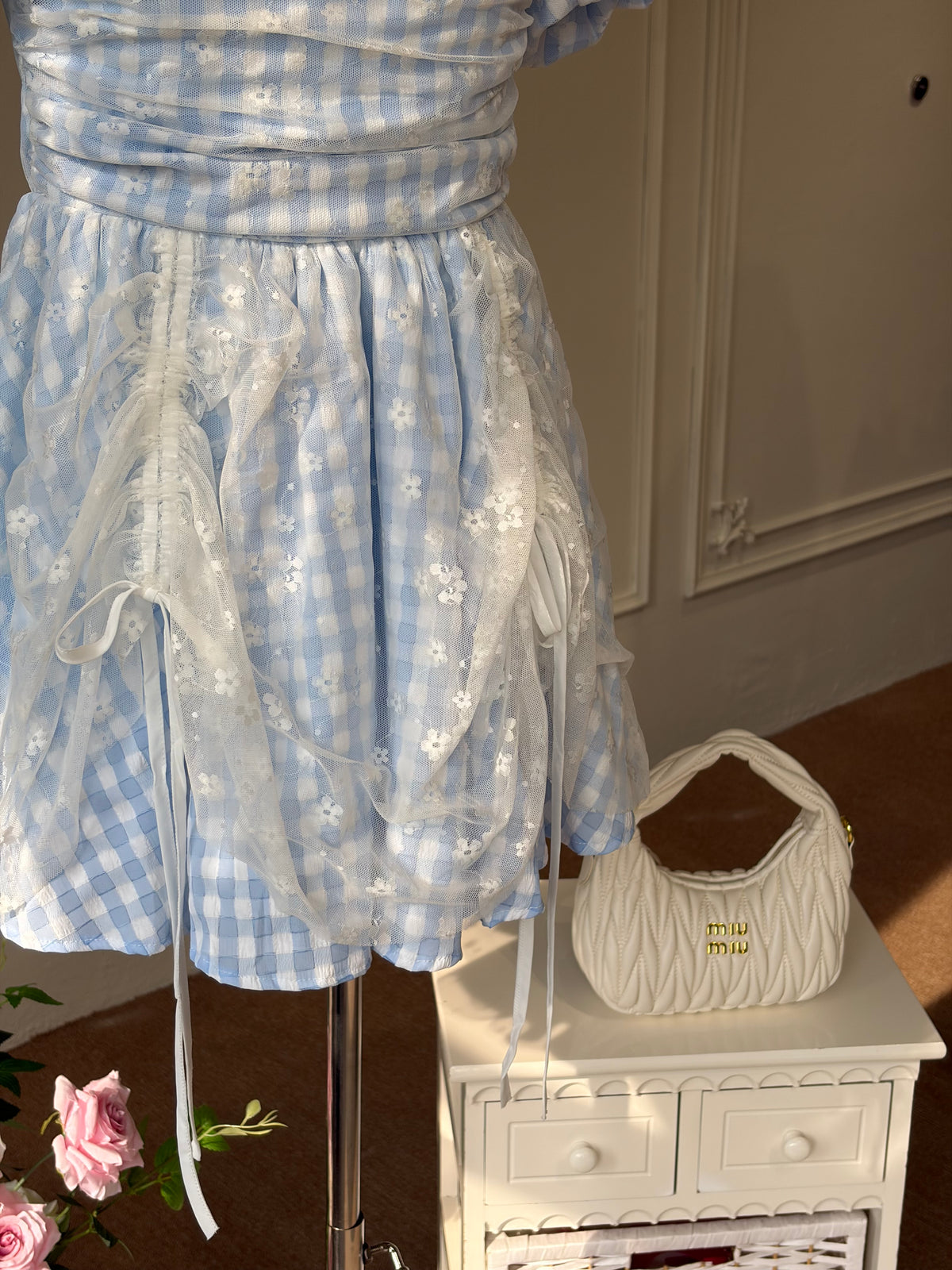 𝘾𝙃𝘼𝙍𝙈𝙀 Clara Gingham Dress