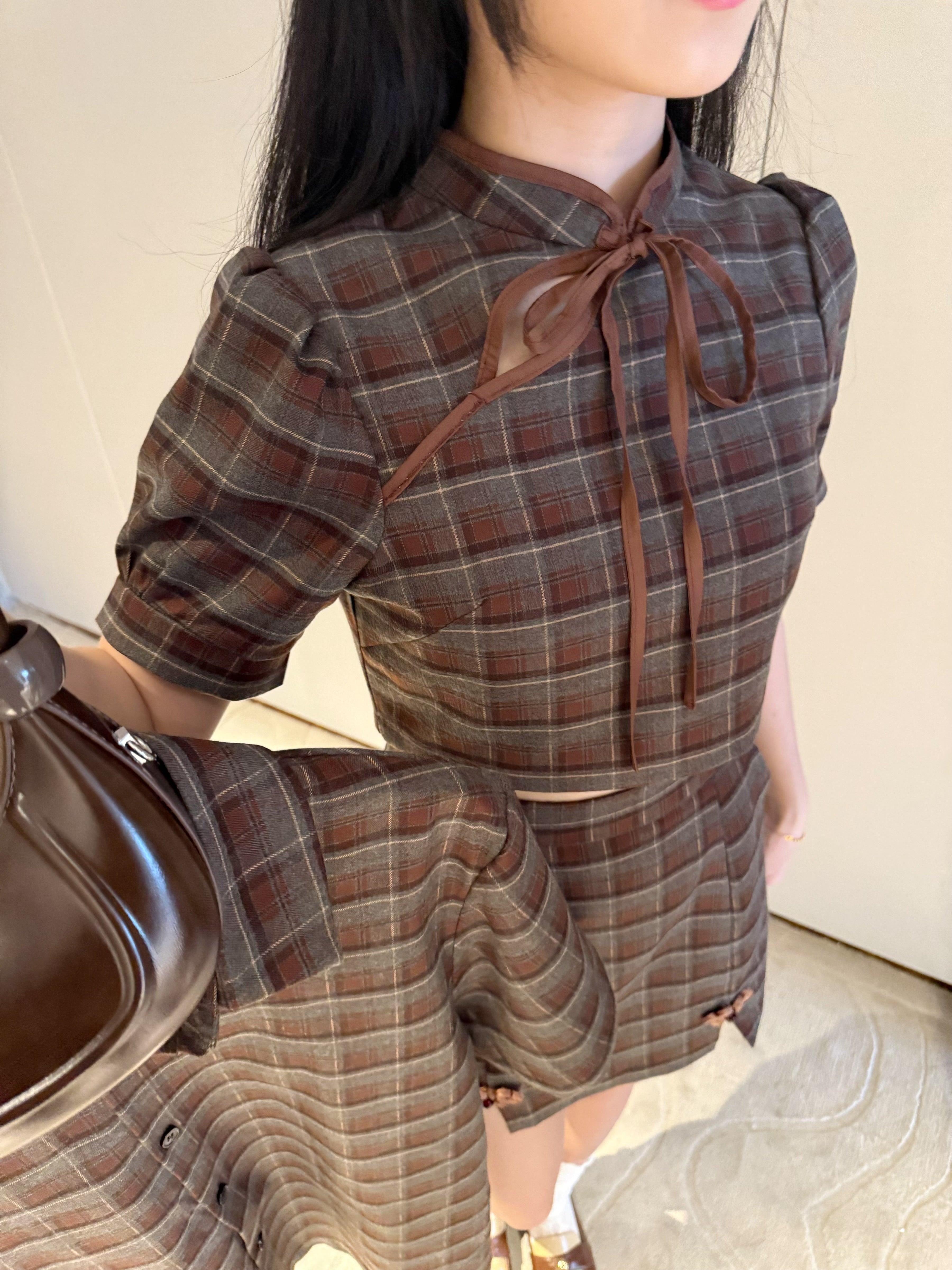 MULAN Qipao (Brown)