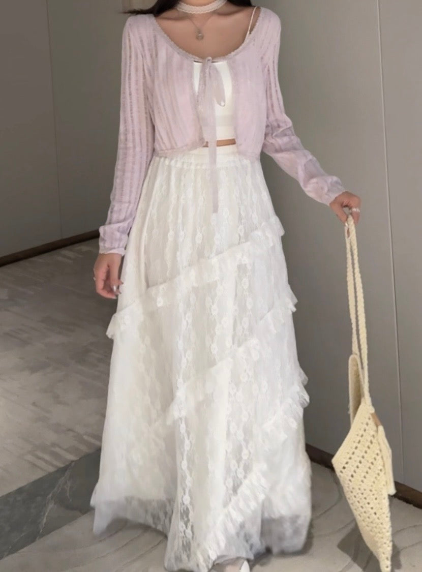 Cloud Lace Skirt