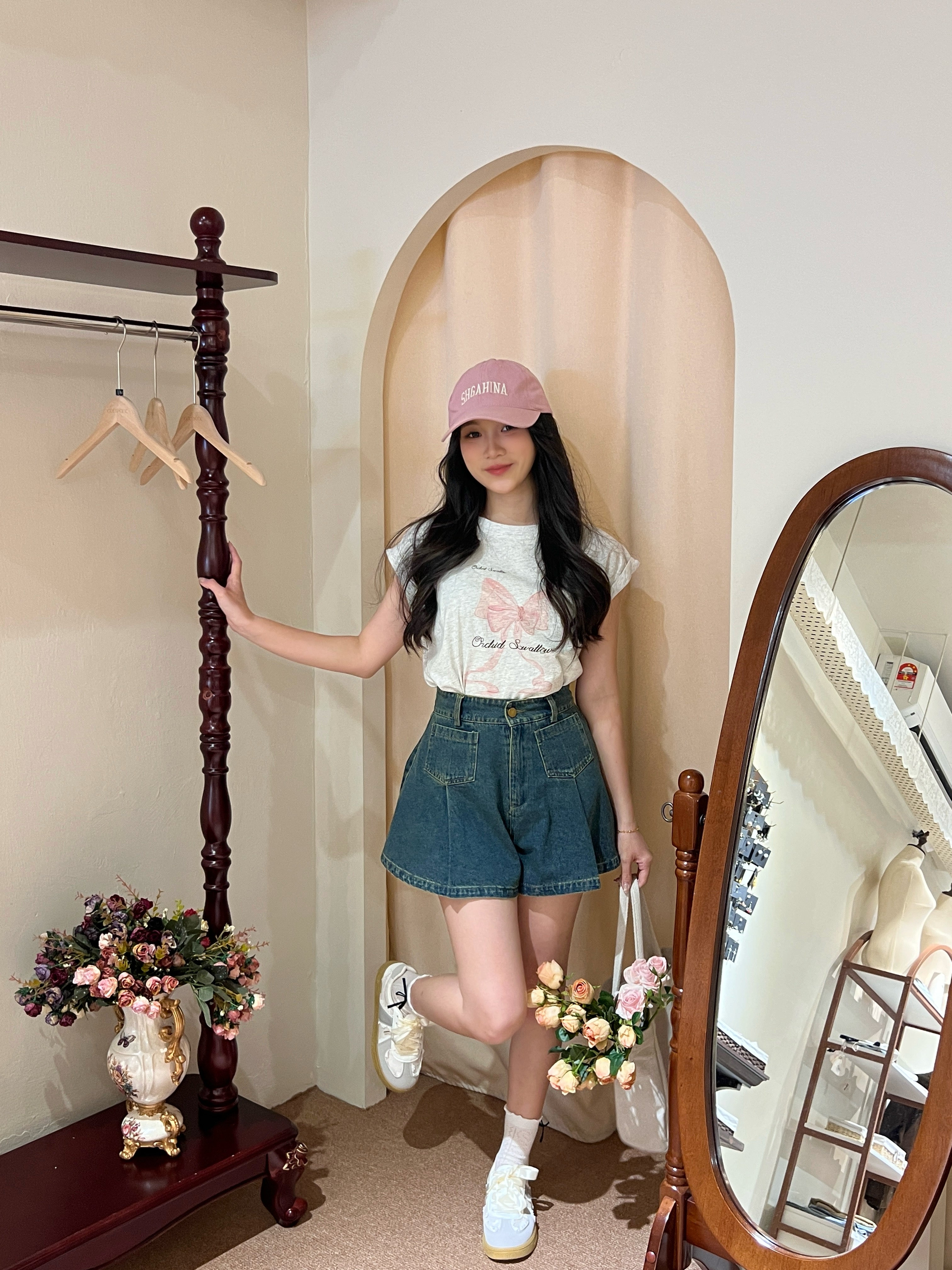 𝘾𝙃𝘼𝙍𝙈𝙀 Scarlet Skort(Blue)
