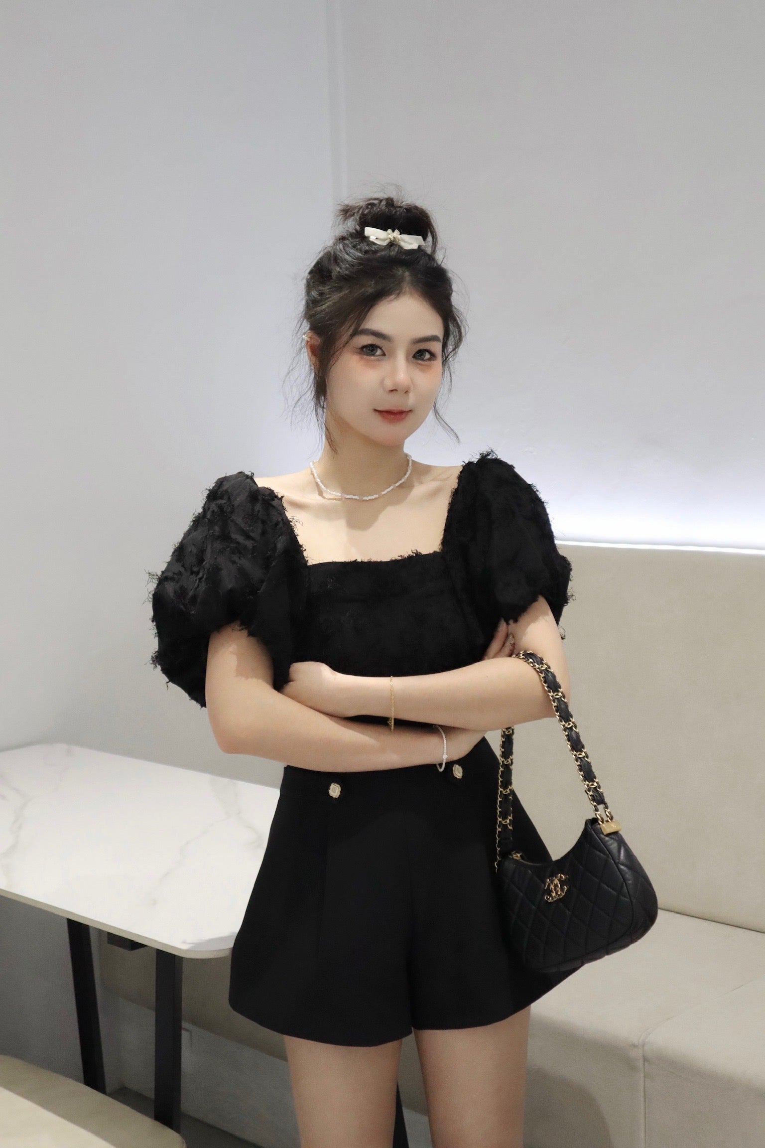 πΎππΌπππ Jamie Top in Black