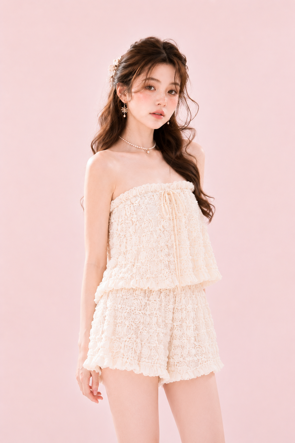 Rosette Lace Set 3in1