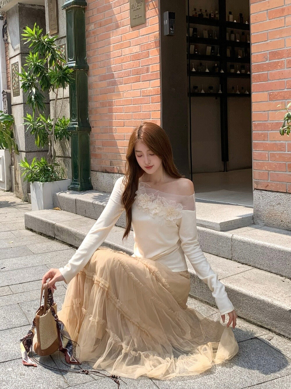 Shlower Knitted Top
