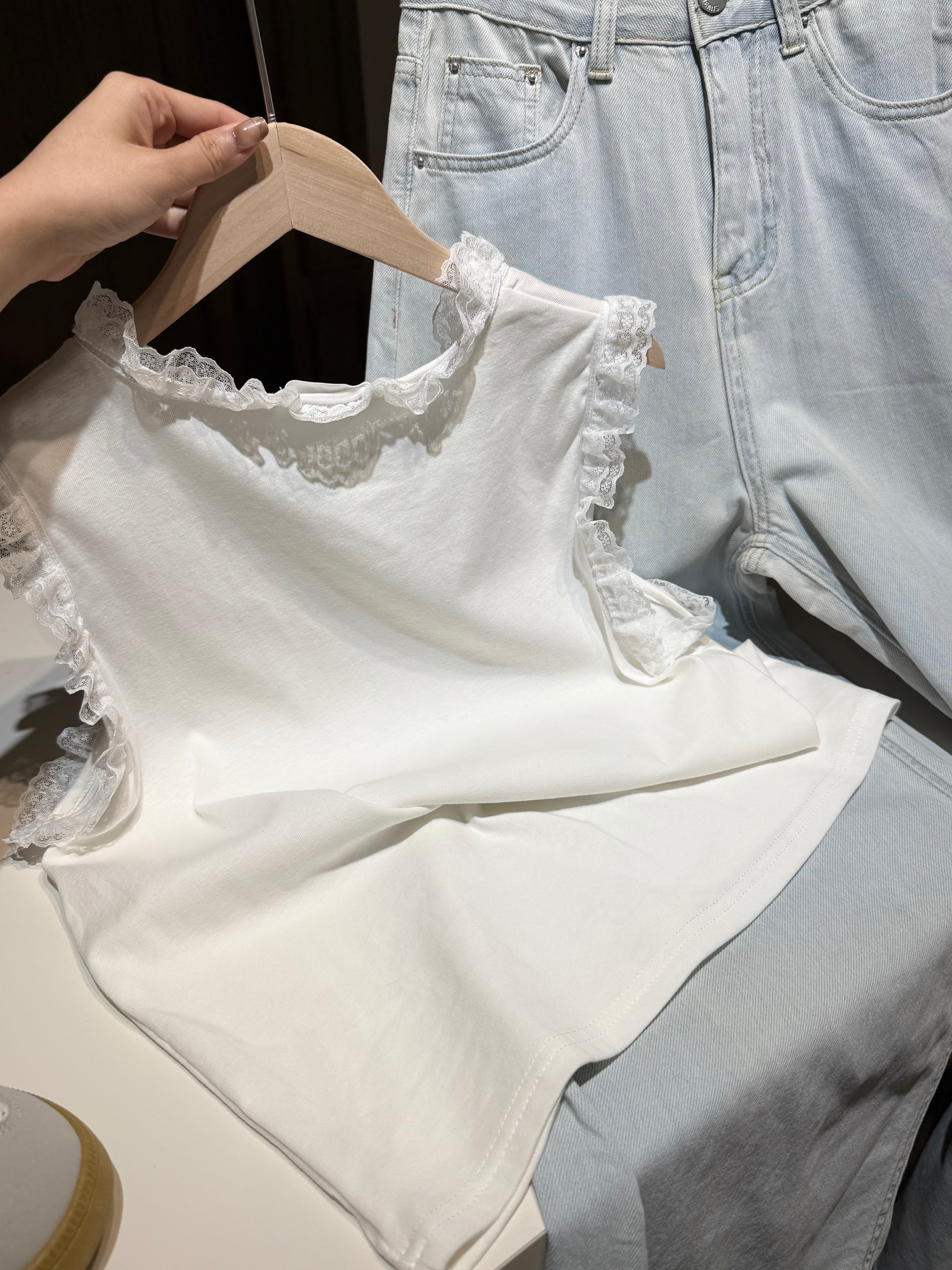 Emoji Lace Top