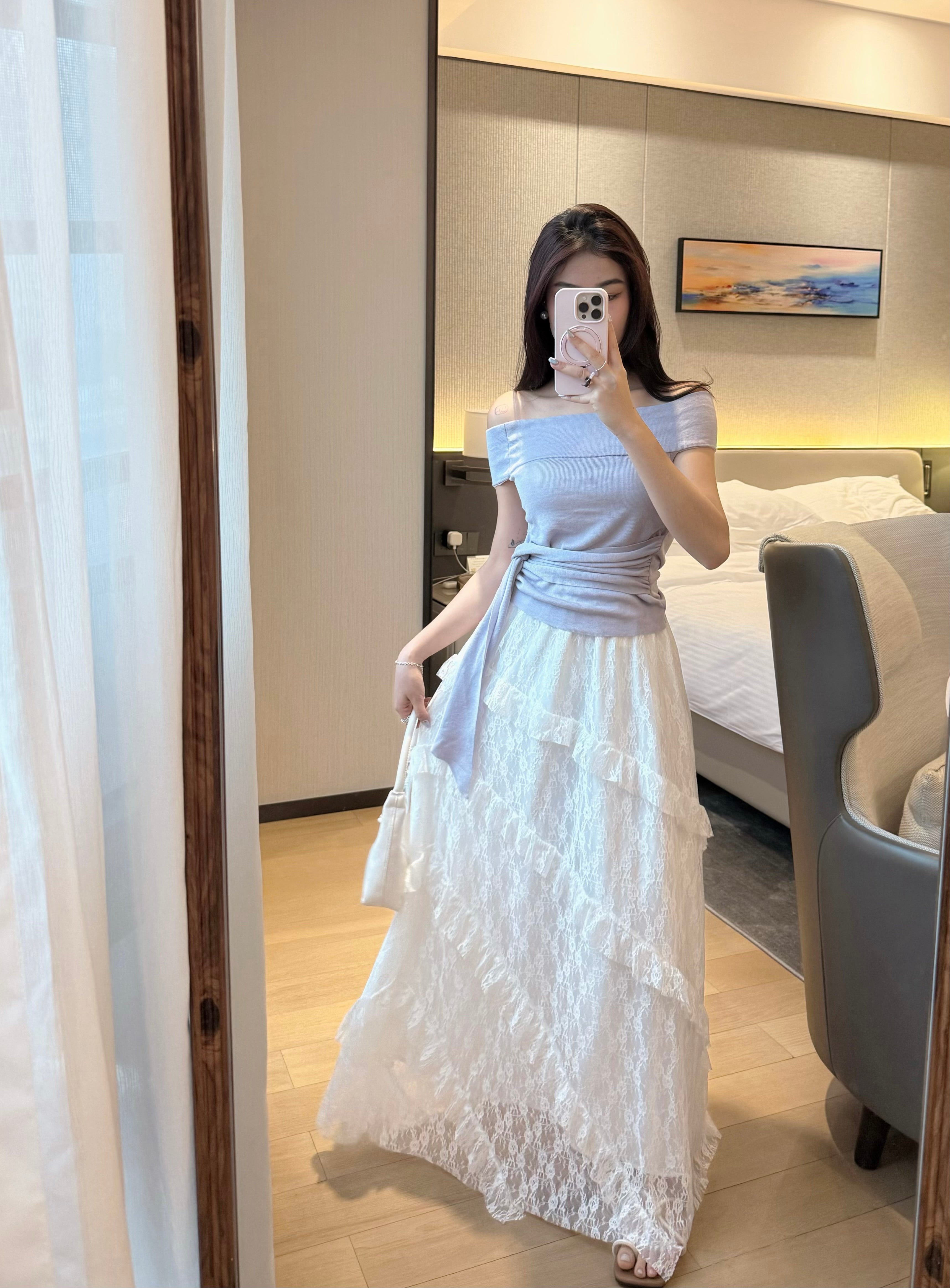 Cloud Lace Skirt