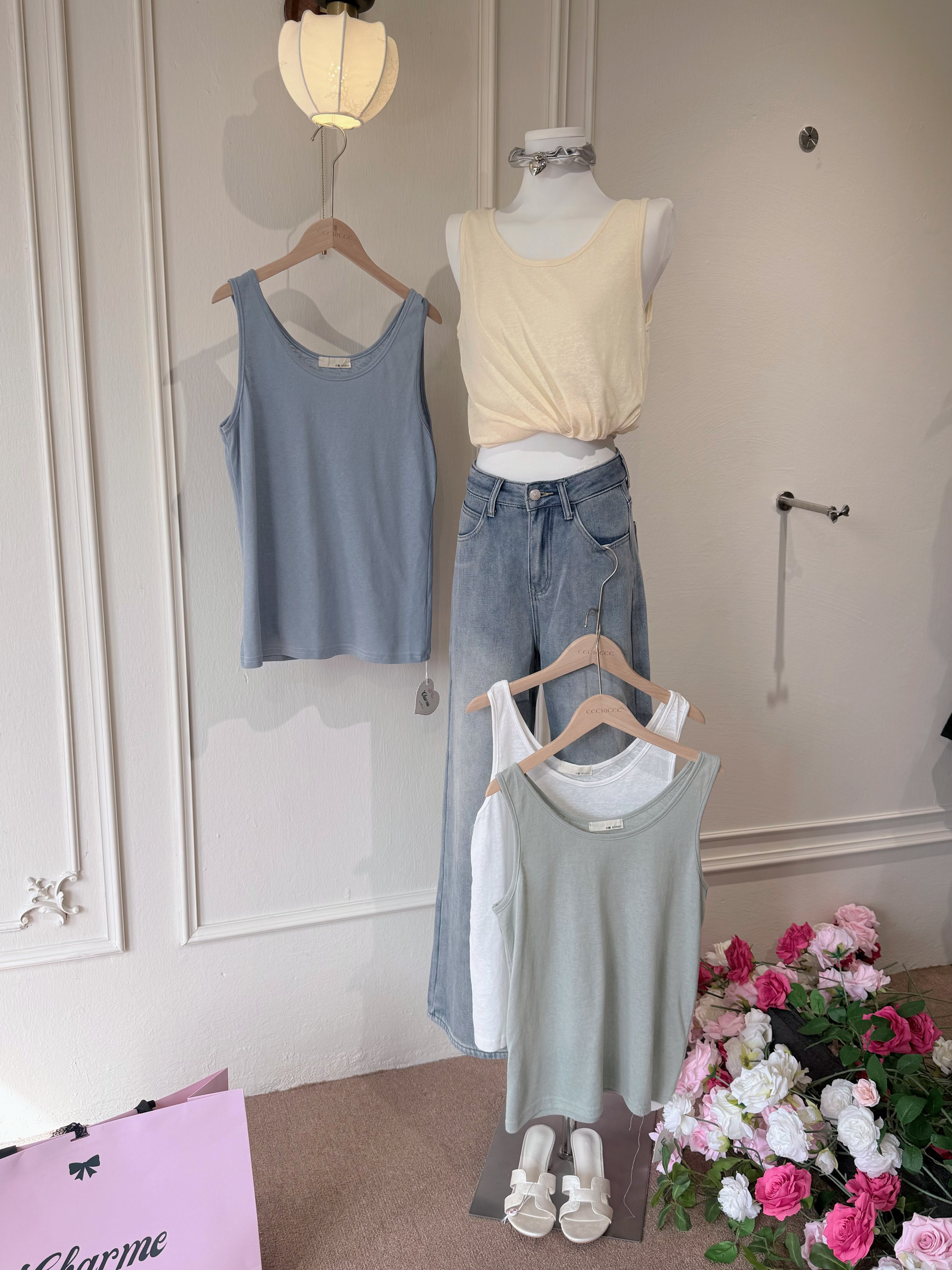 Sorbet Cotton Vest 海盐冰淇淋🍦