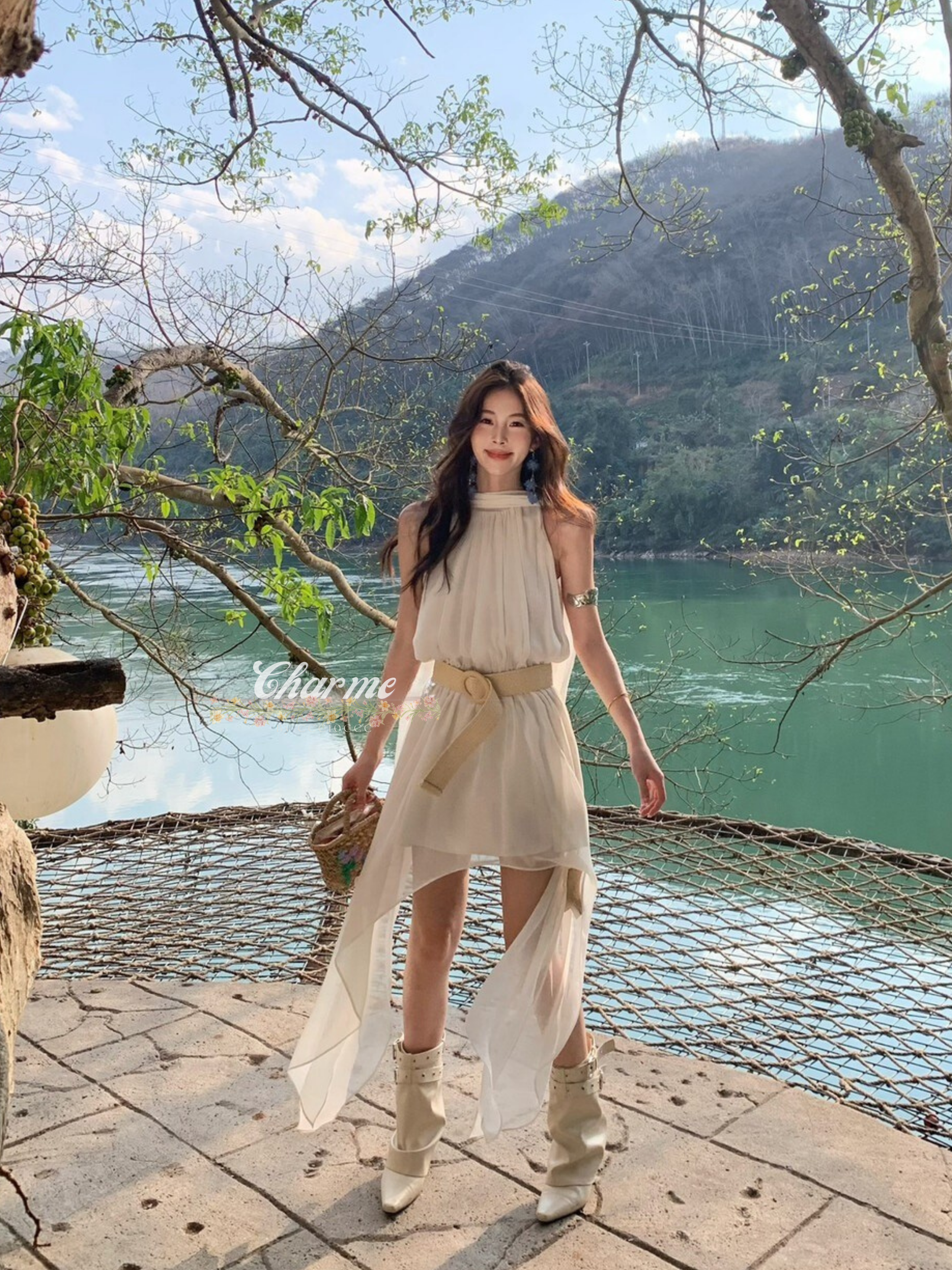 Annette Dress with belt