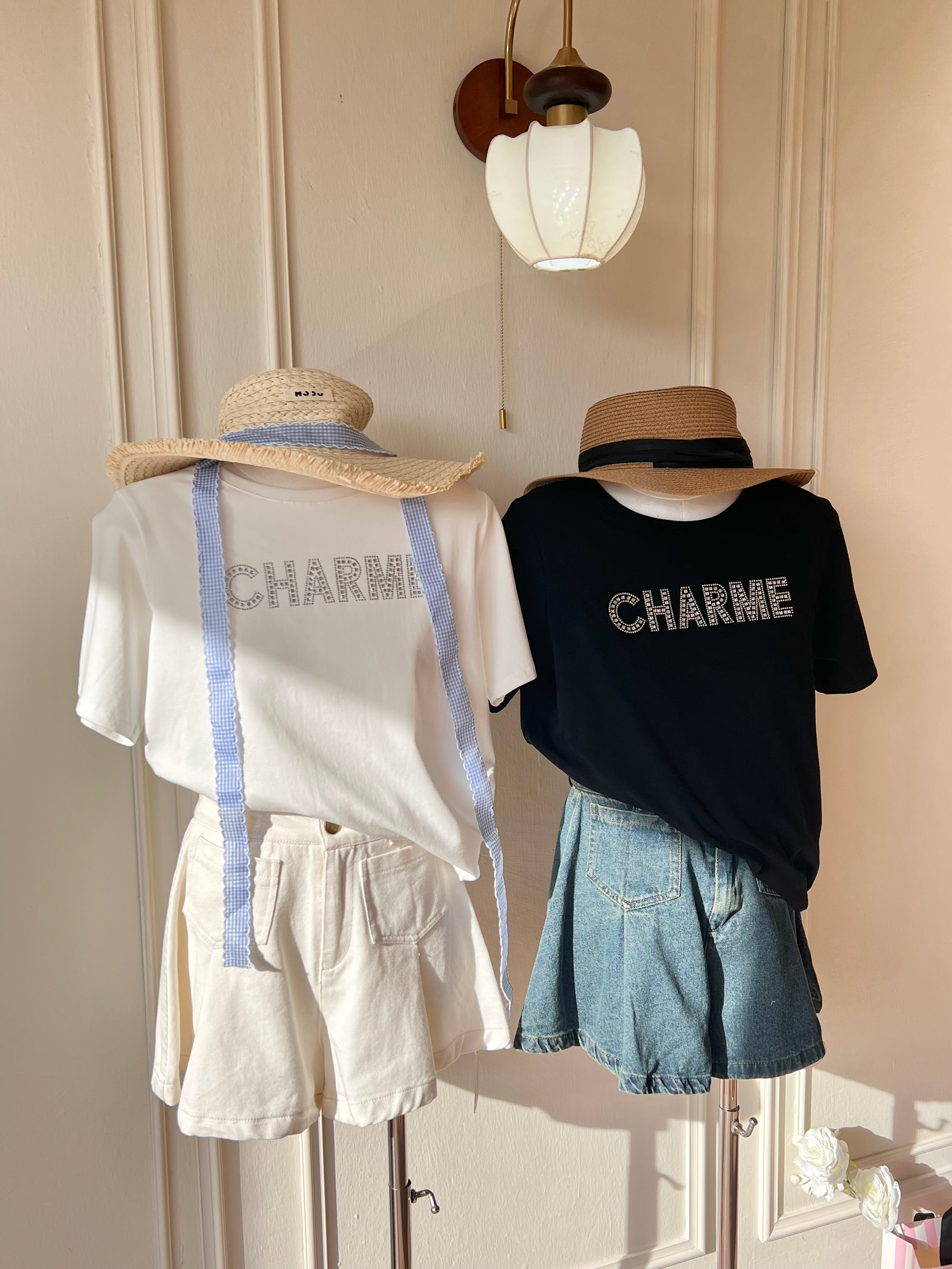 ๐พ๐๐ผ๐๐๐ Scarlet Skort๏ผWhite๏ผ