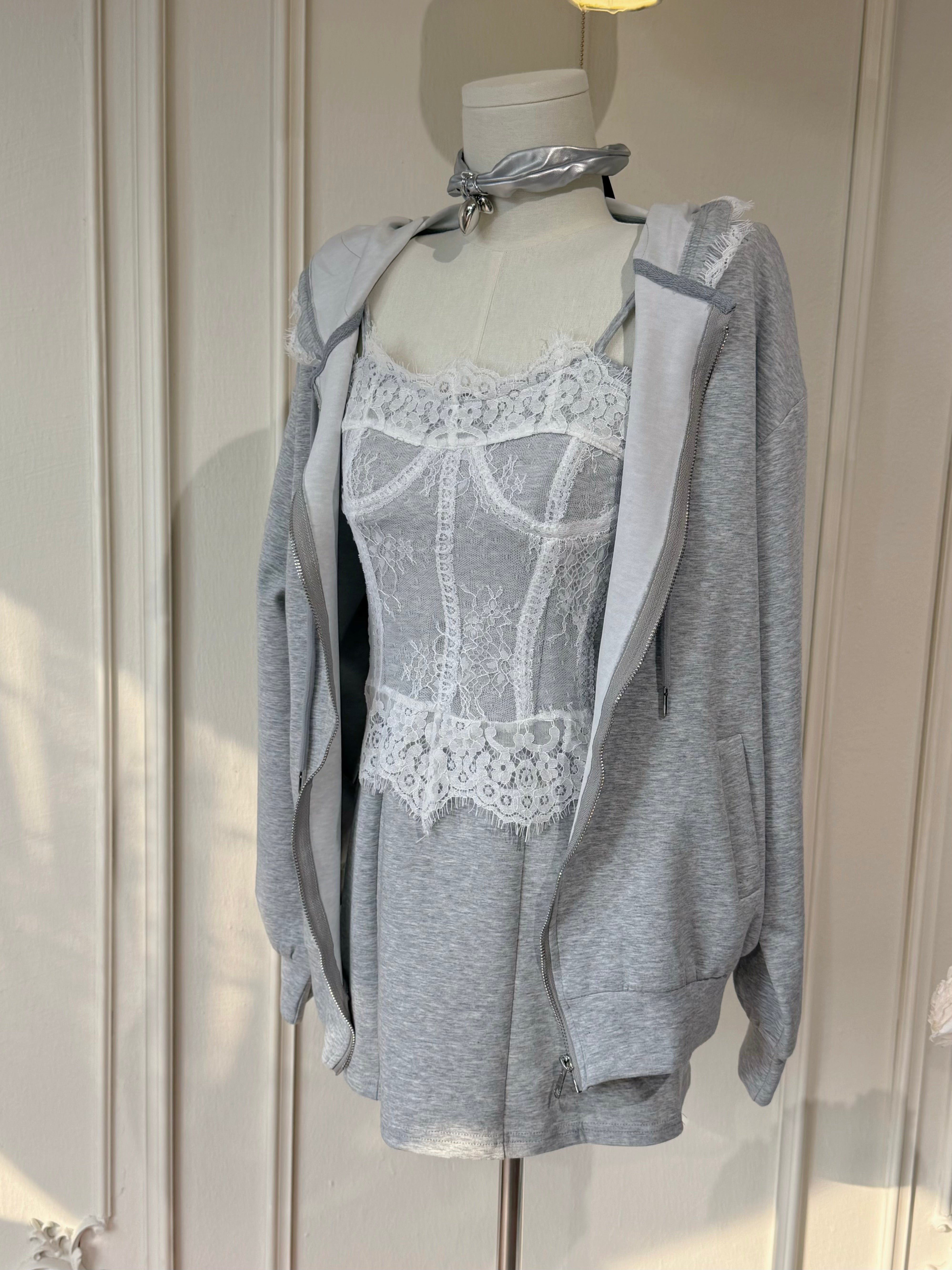 Aspen Set 【连身裙+卫衣外套】