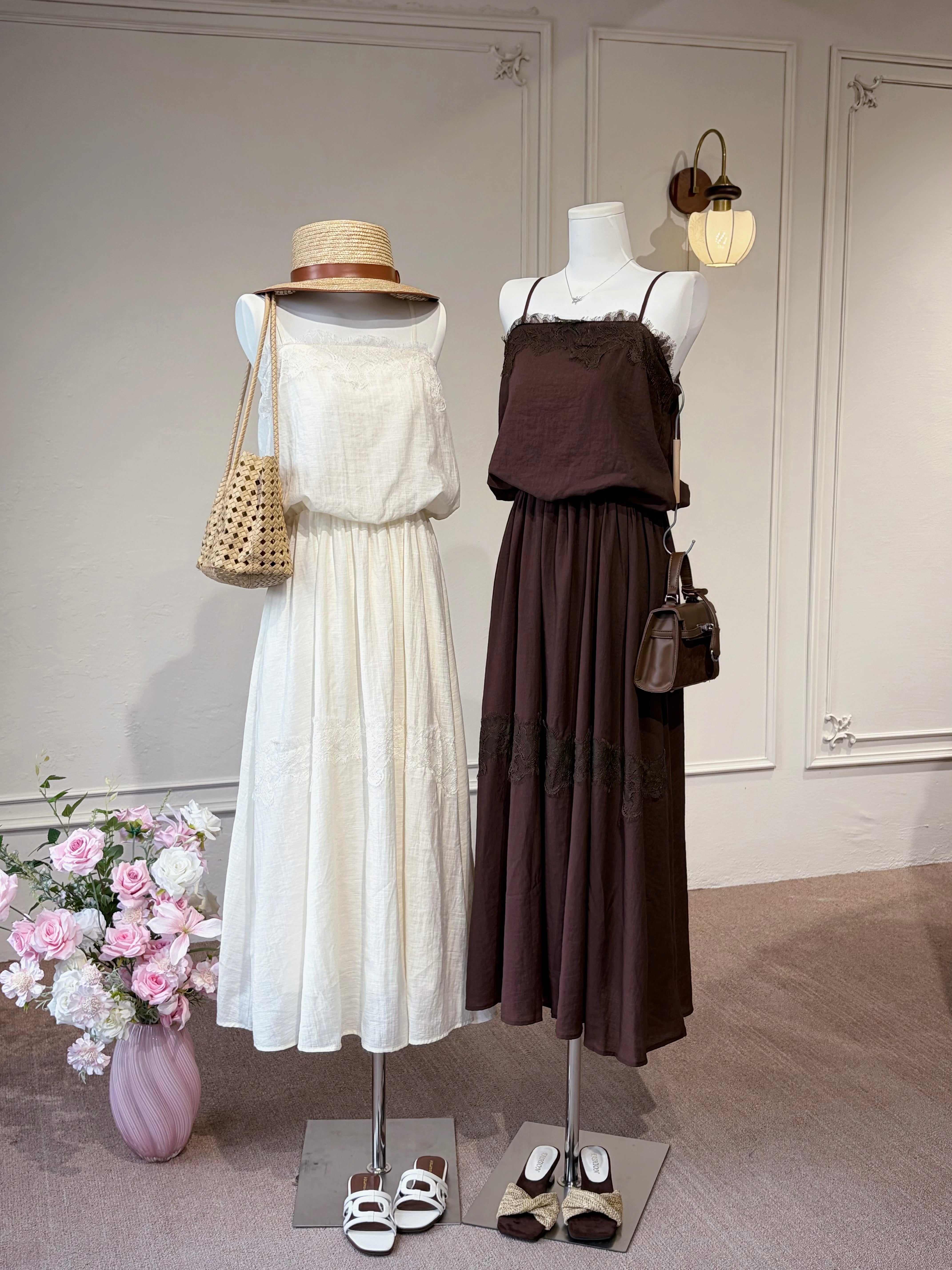 Lace Cami Maxi Dress