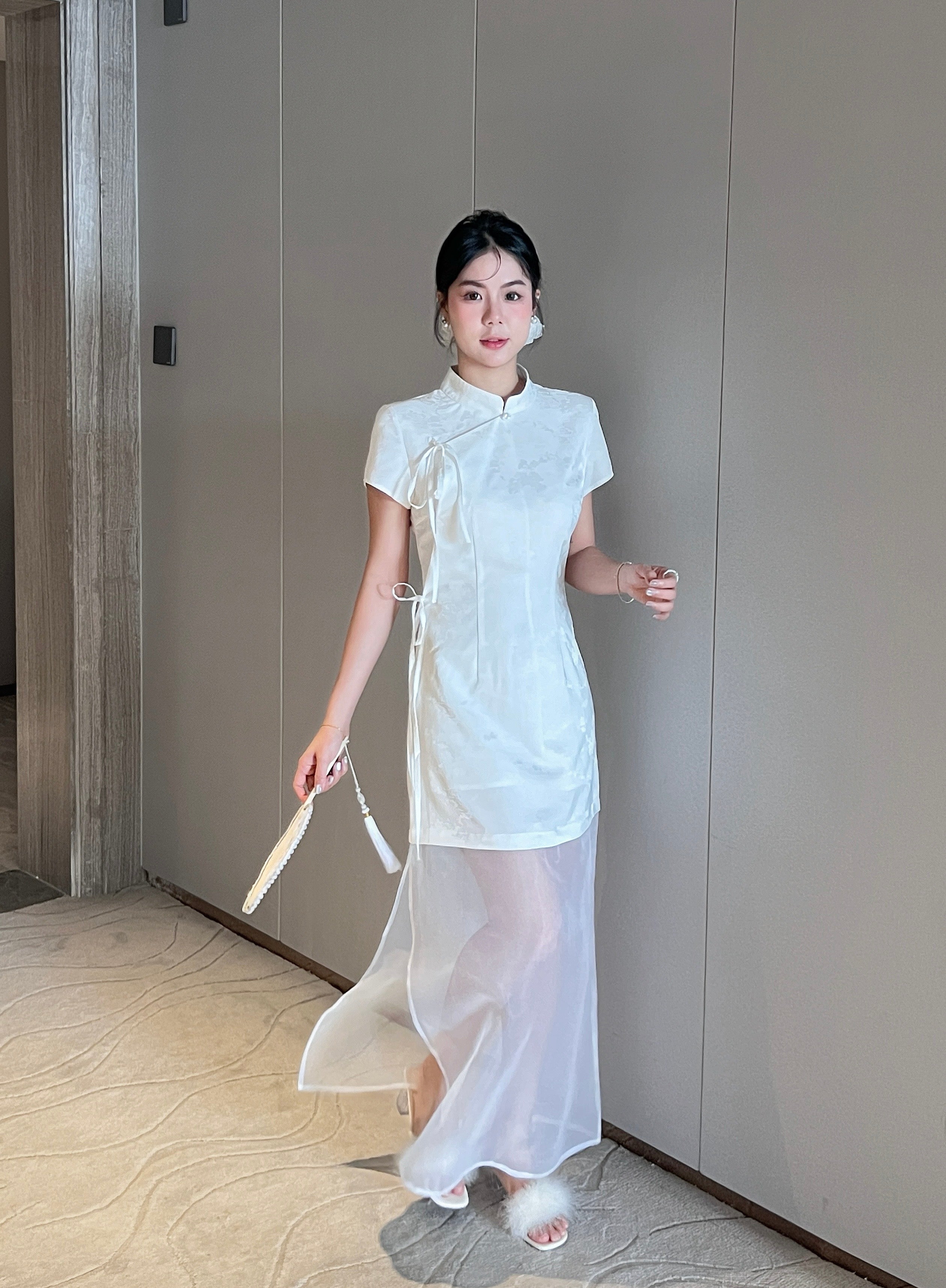 Moon Cheongsam 月🌙 (White)