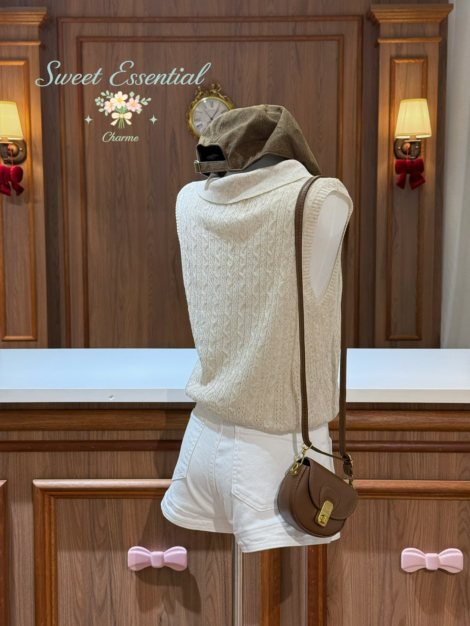 Julie Knit Collar Top