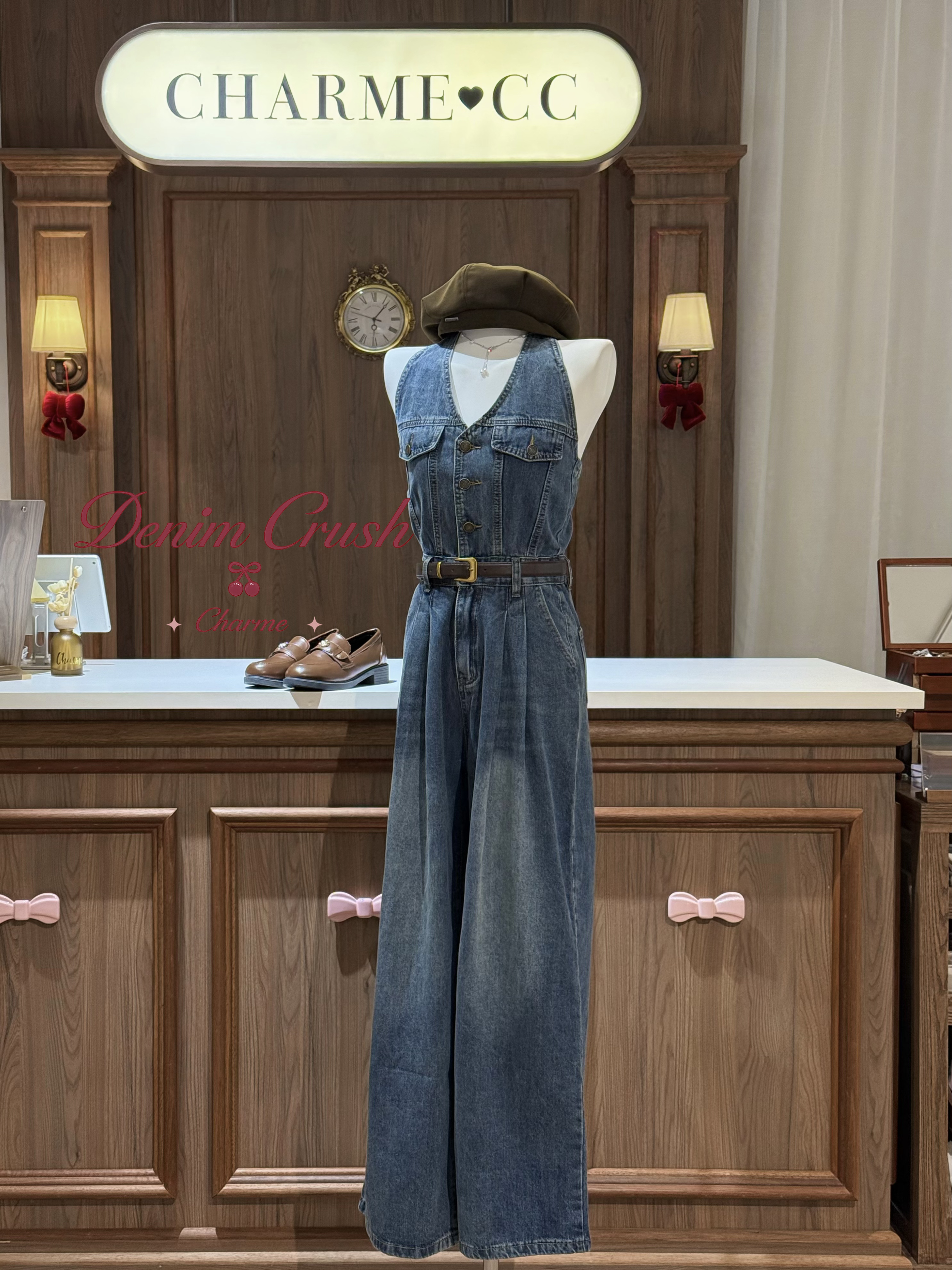 Denim · Aria Jumpsuit