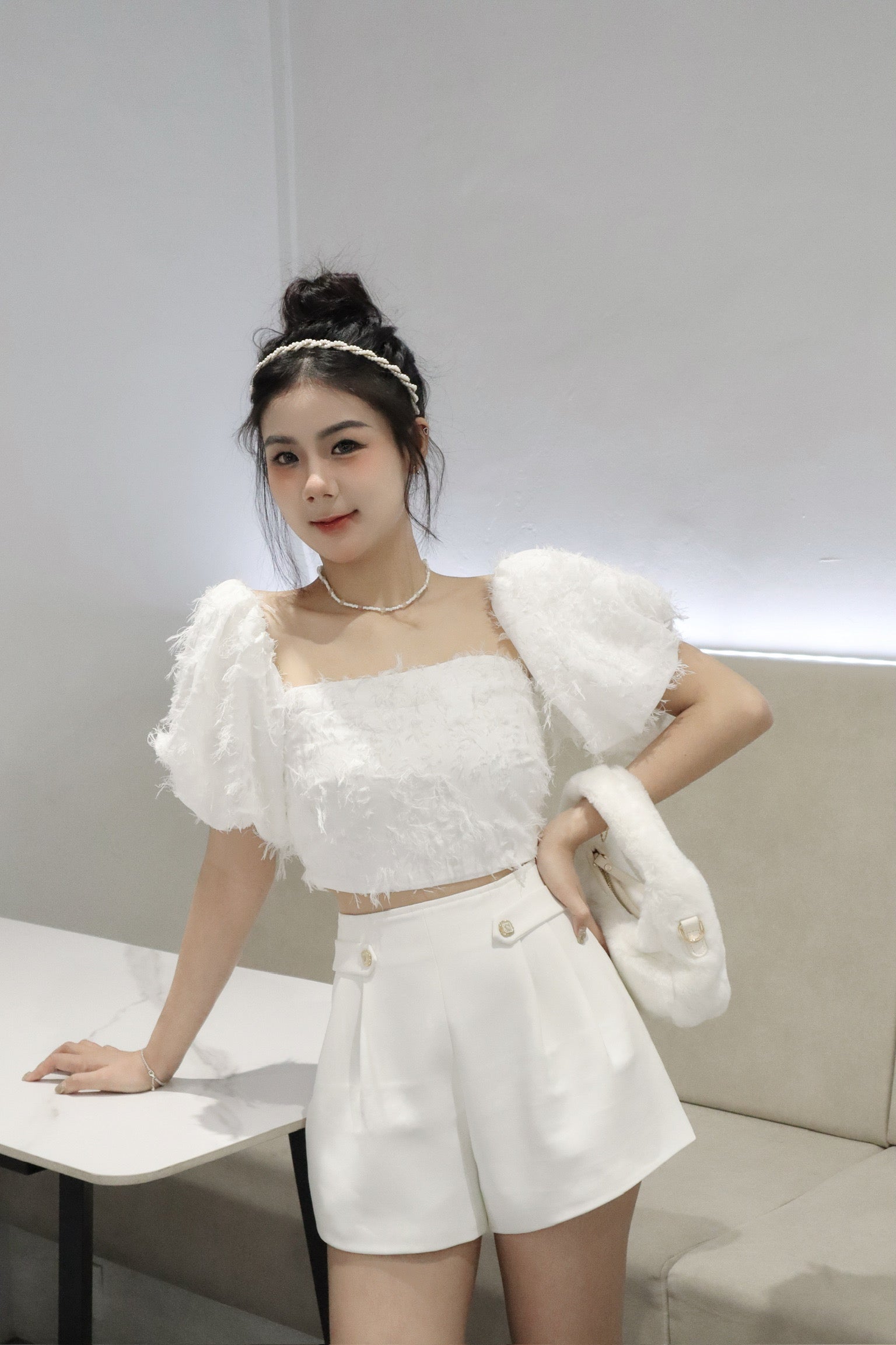 πΎππΌπππ Jamie Top in White