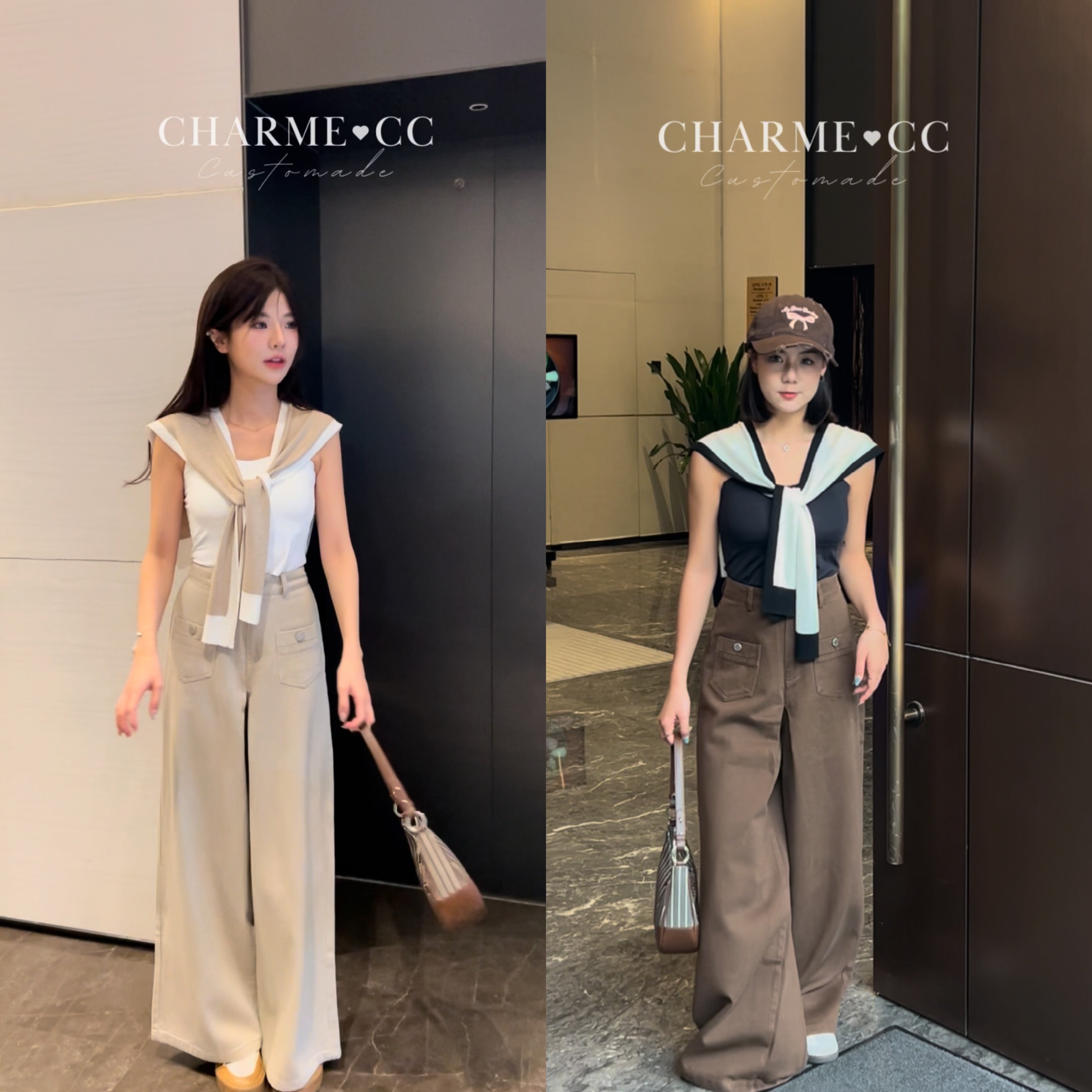 ๐พ๐๐ผ๐๐๐ Simone Pants๏ผBrown๏ผ