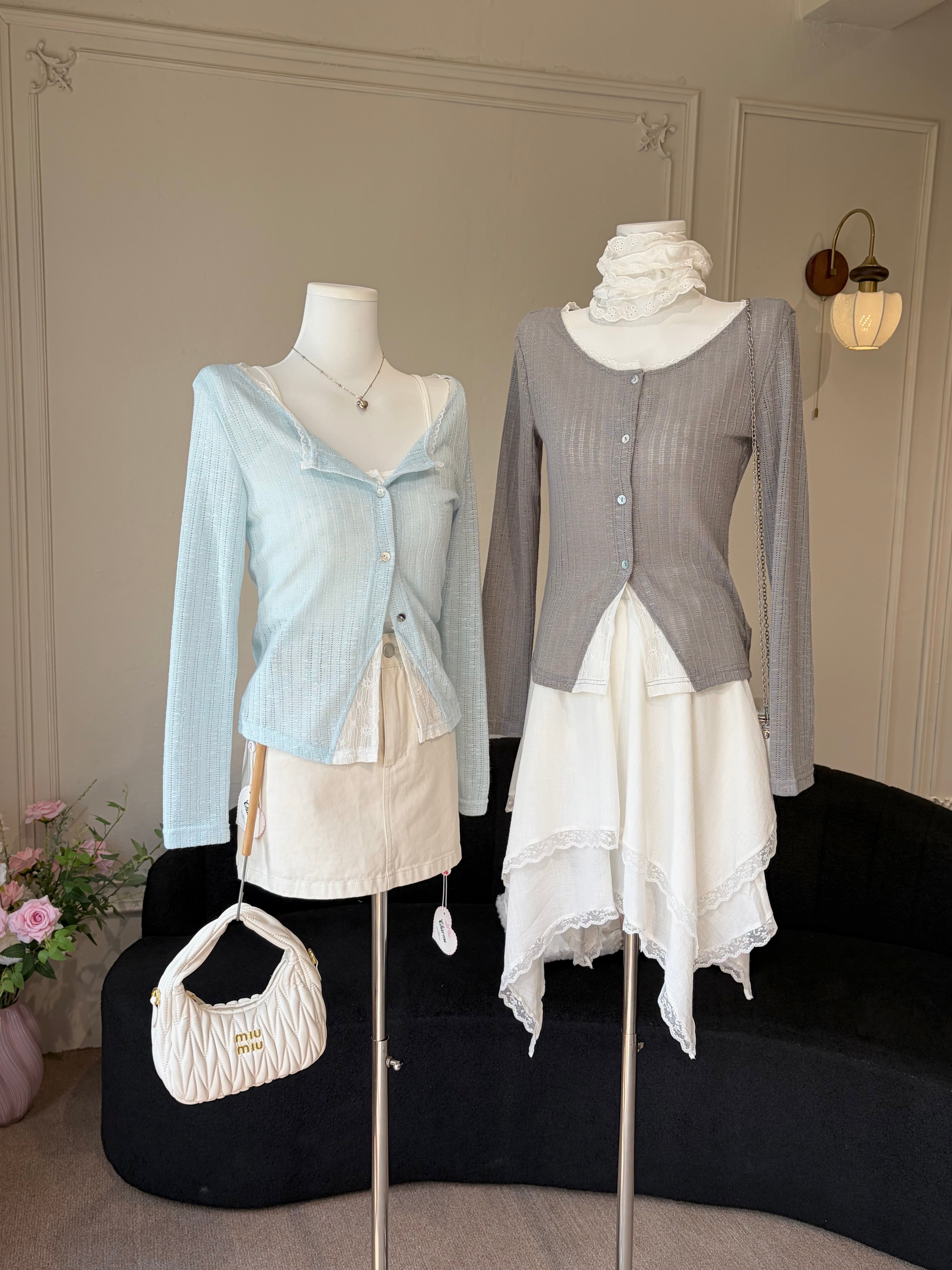 Belle’s Denim Mini Skirt (with Belt)