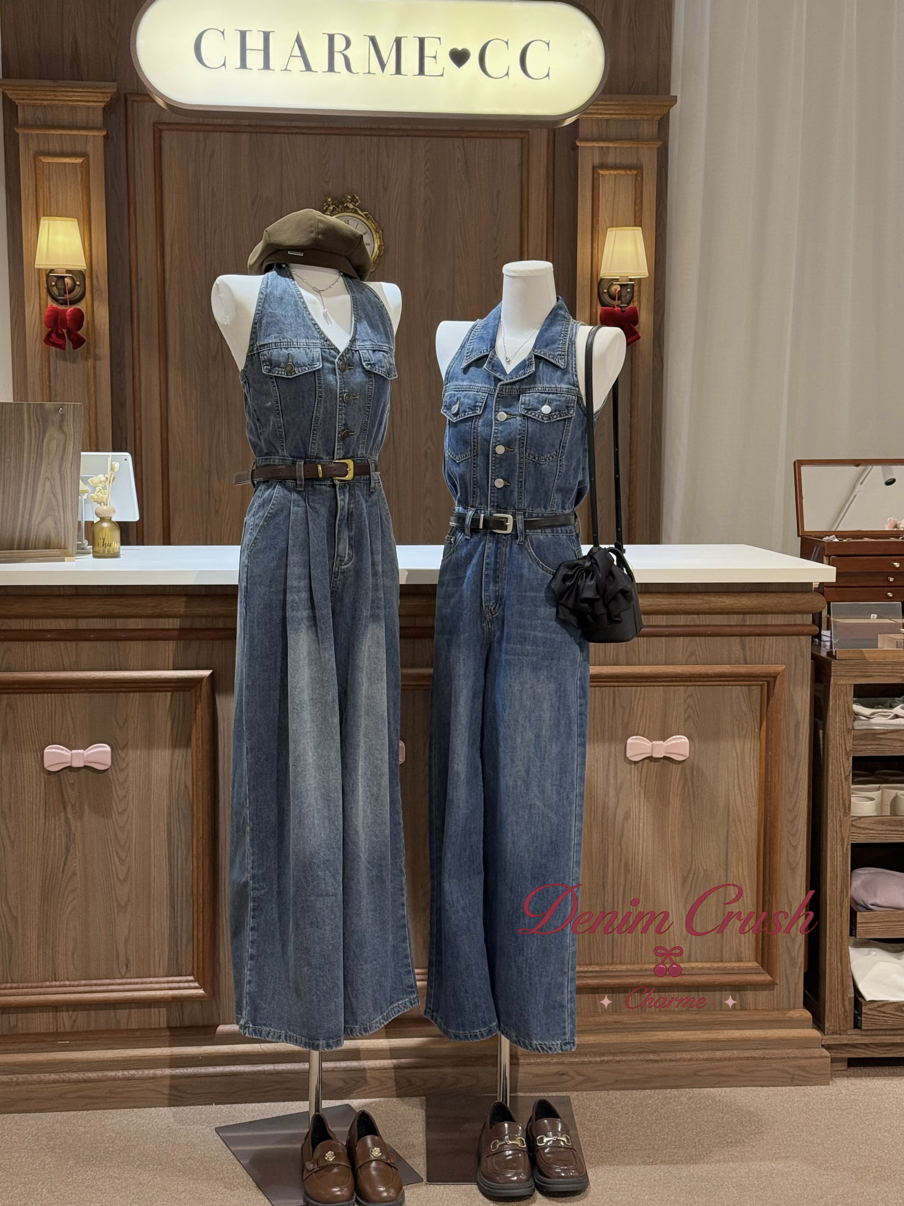Denim · Aria Jumpsuit