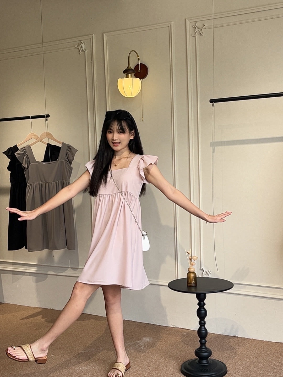 ๐พ๐๐ผ๐๐๐ Hannah Dress in Pink