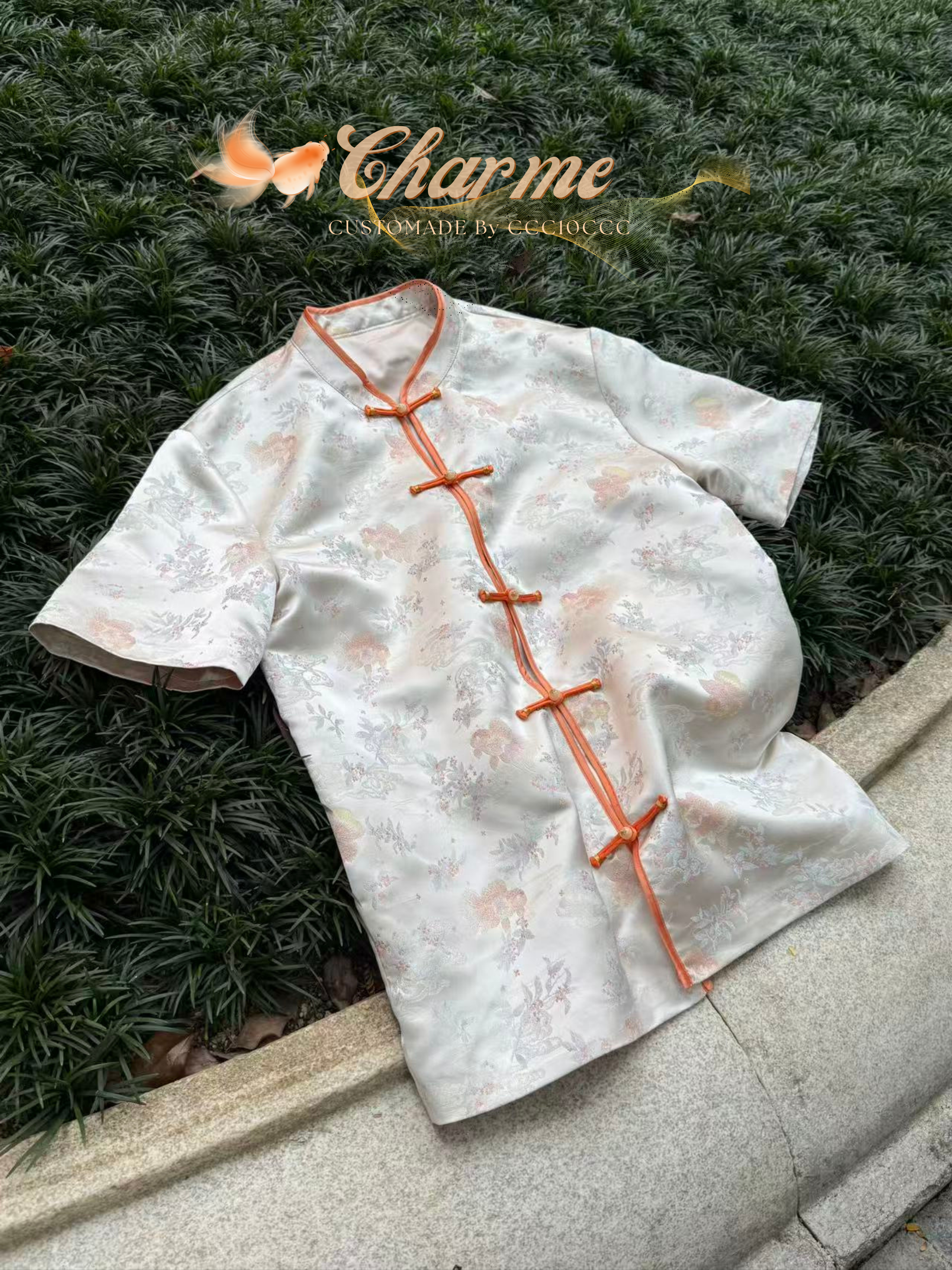 Gleam Shirt 锦鲤 · 唐装