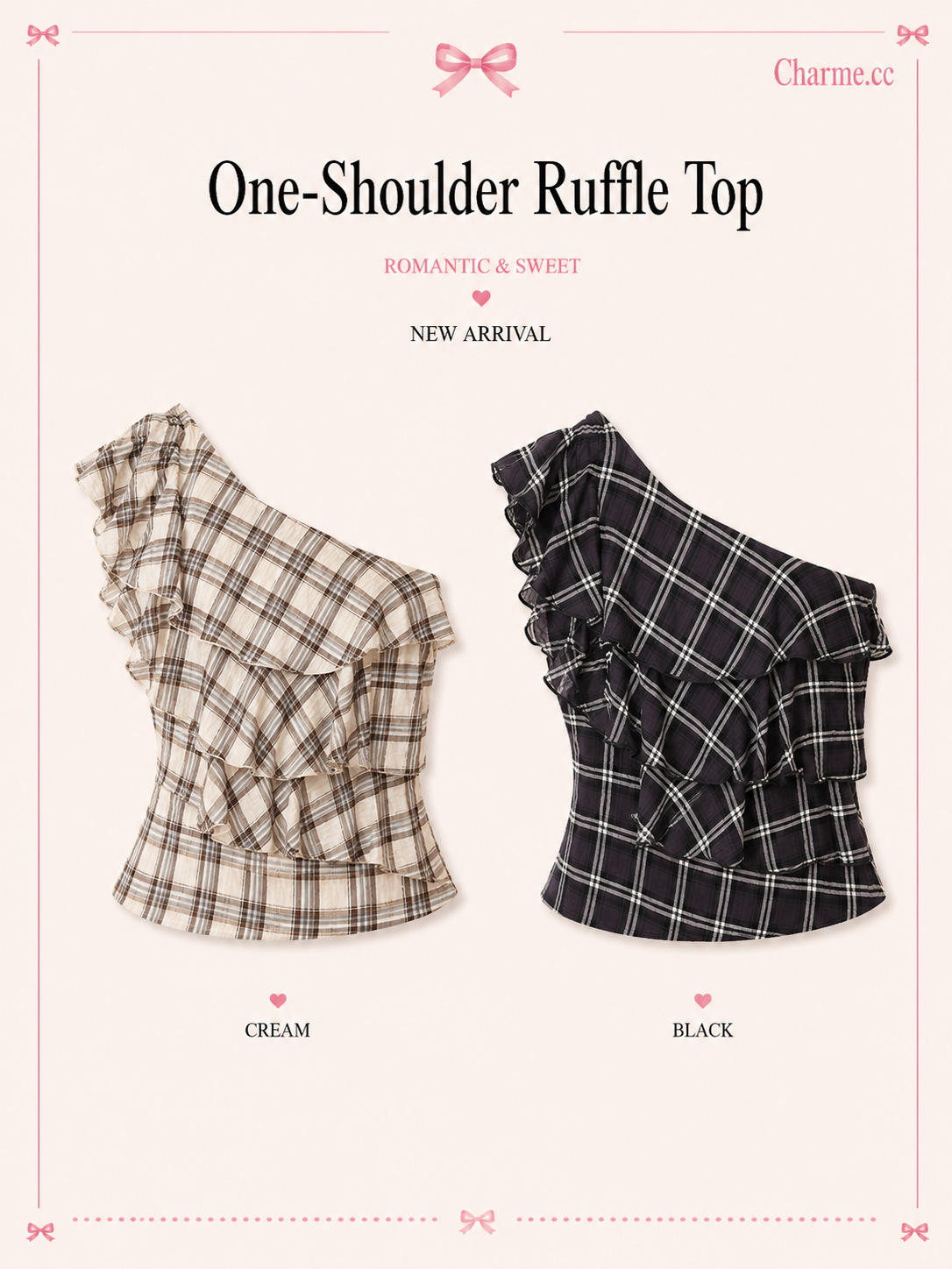 One-Shoulder Ruffle Top