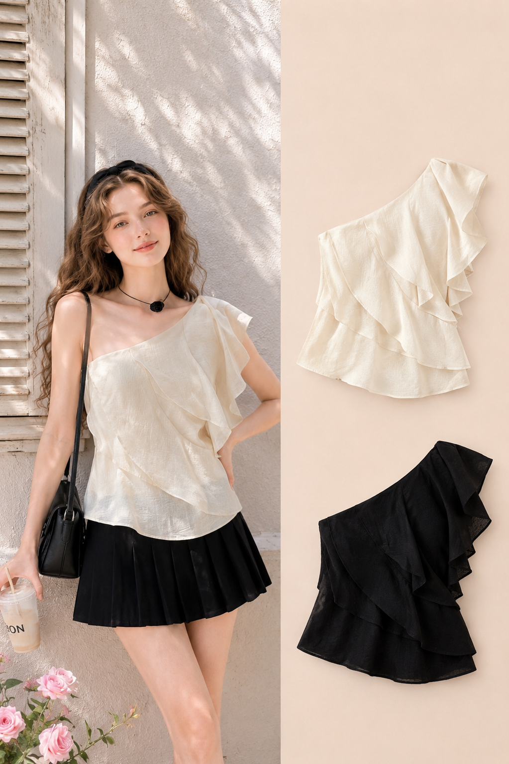 Celeste Ruffle Top