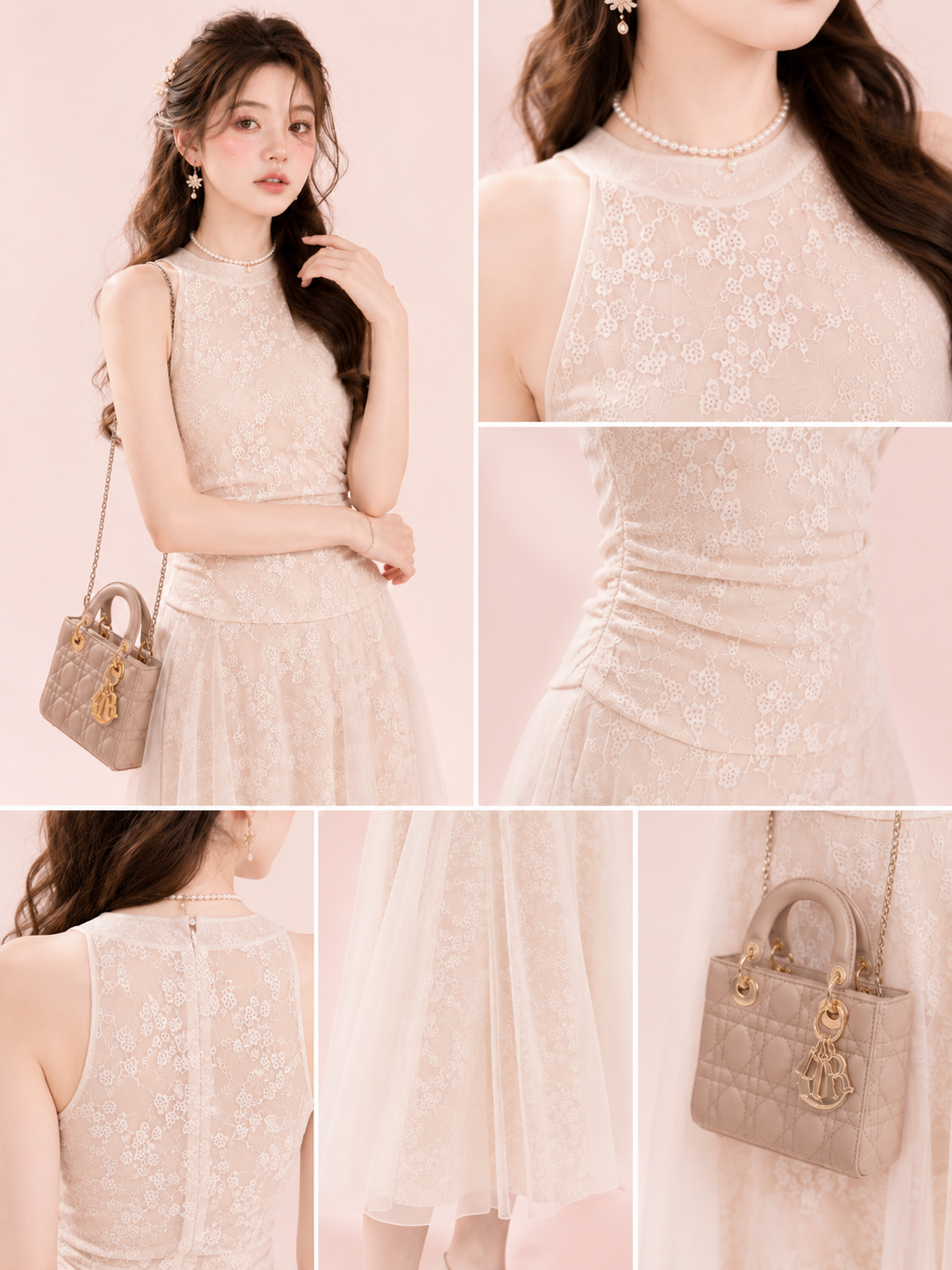 Moonlit Lace Maxi Dress
