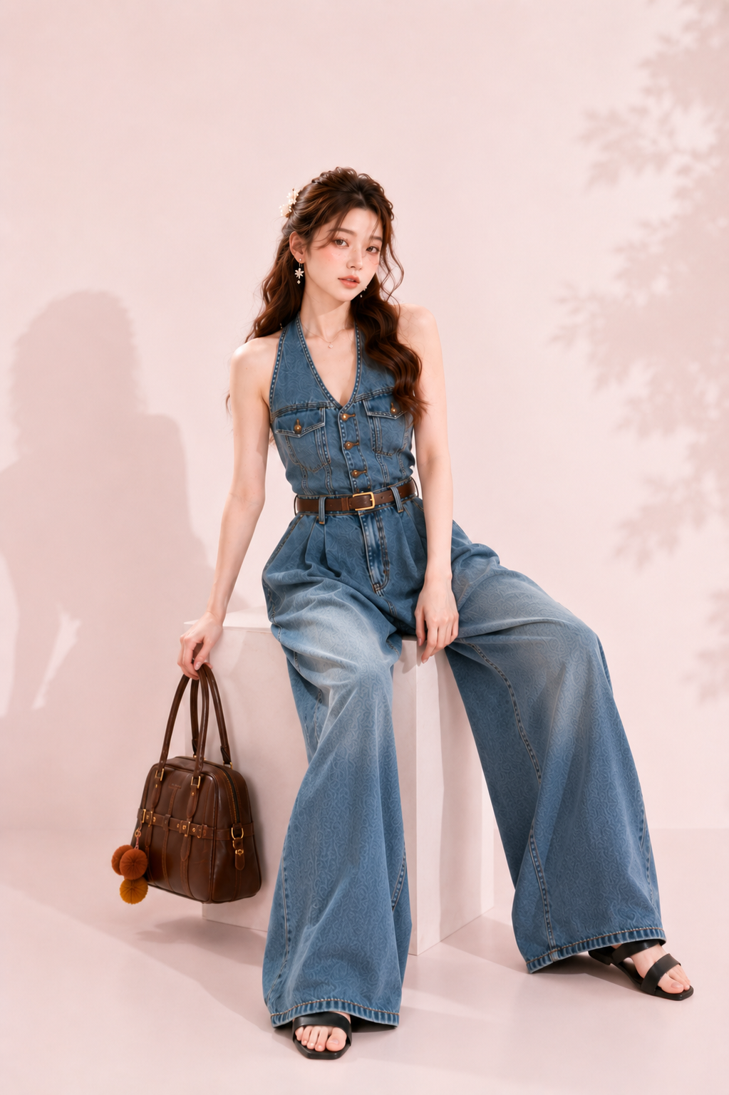 Denim · Aria Jumpsuit