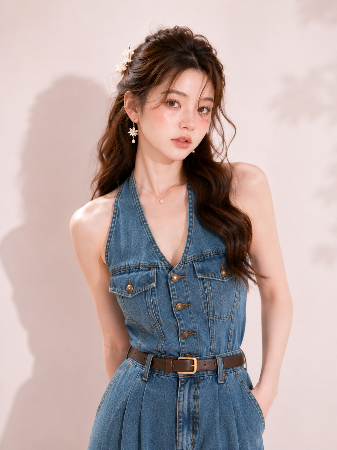 Denim · Aria Jumpsuit