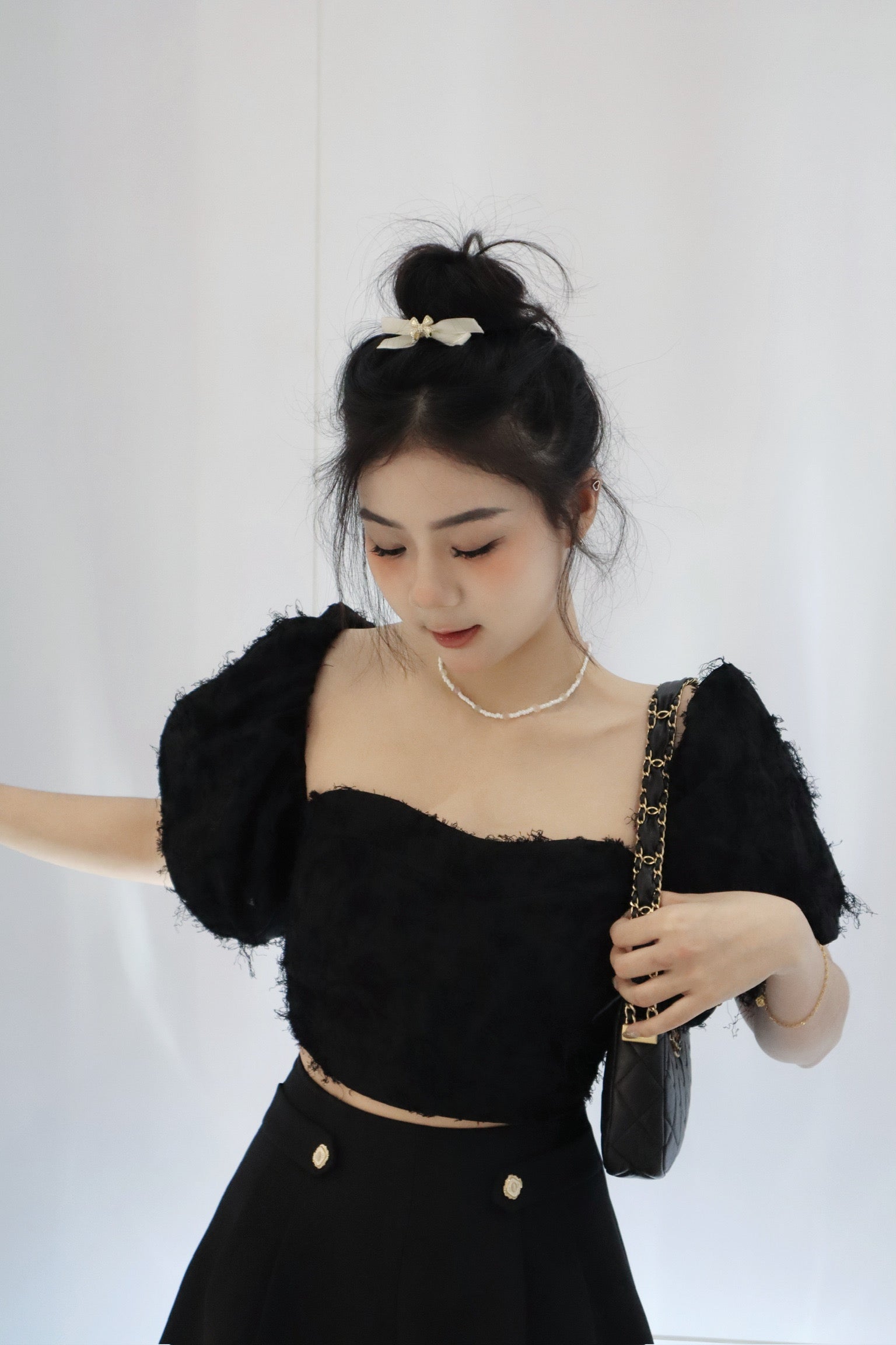 πΎππΌπππ Jamie Top in Black