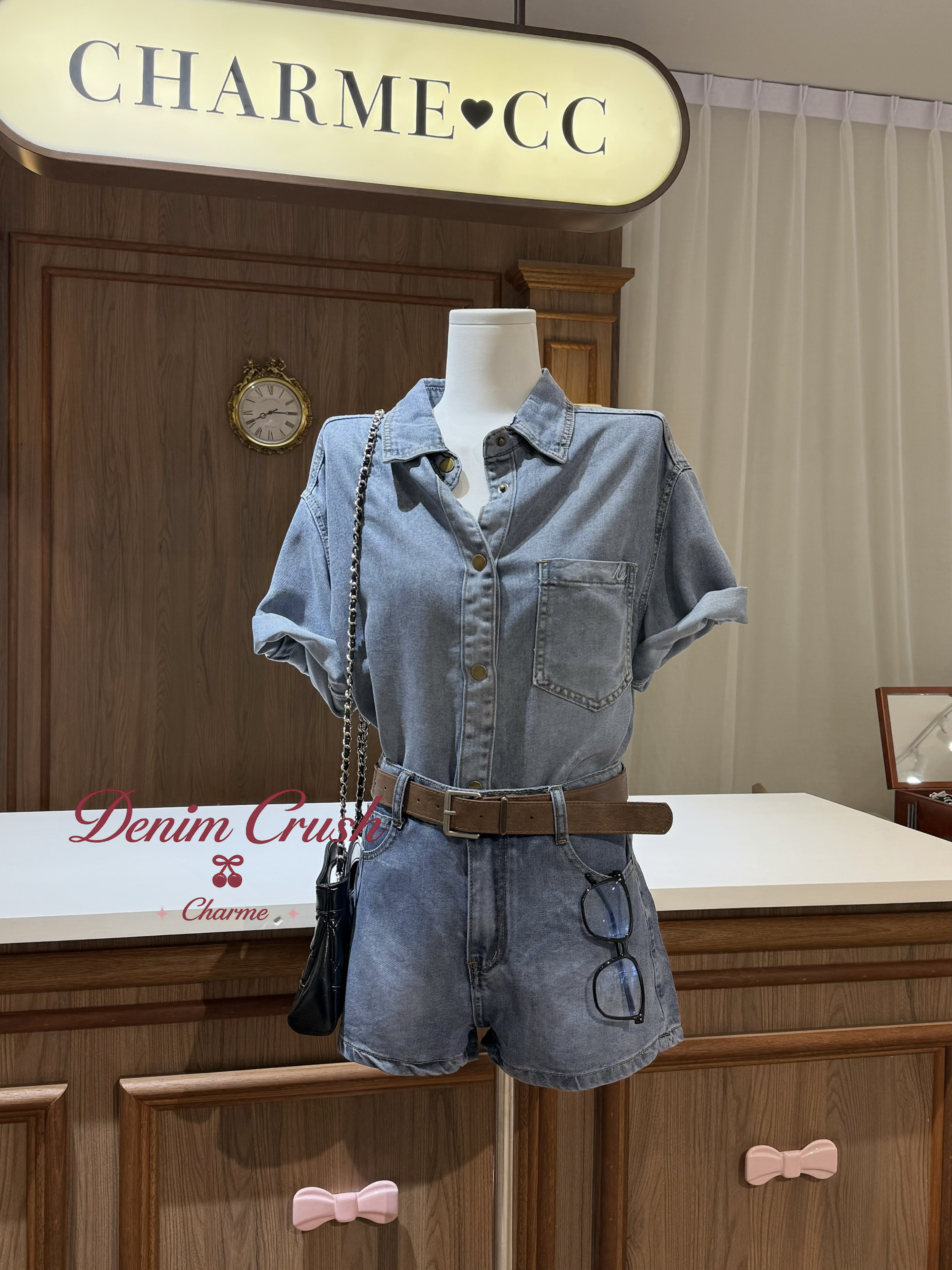 Denim · Sora Romper