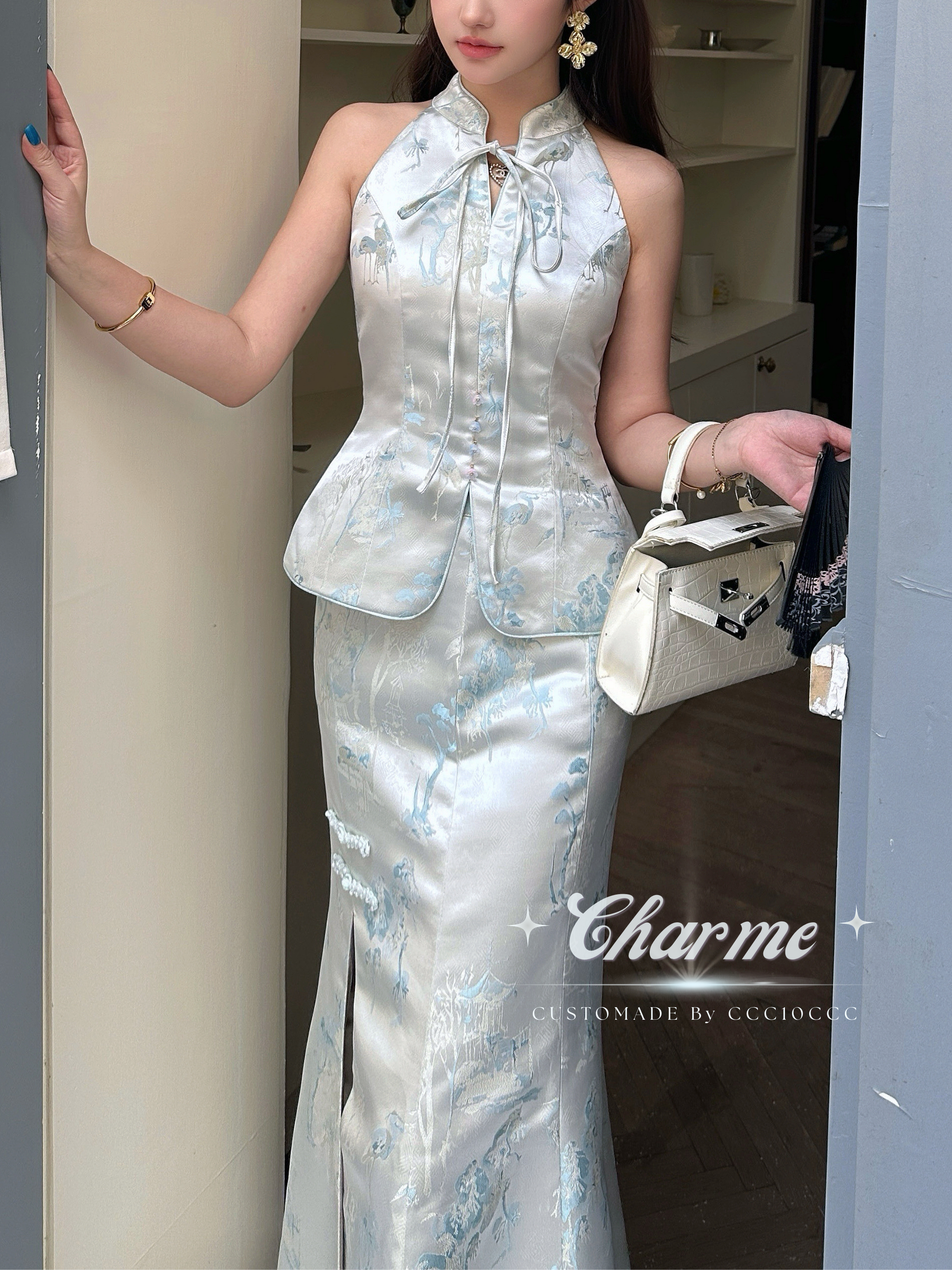 Jade Qipao 玉鹿吟 · 女套装