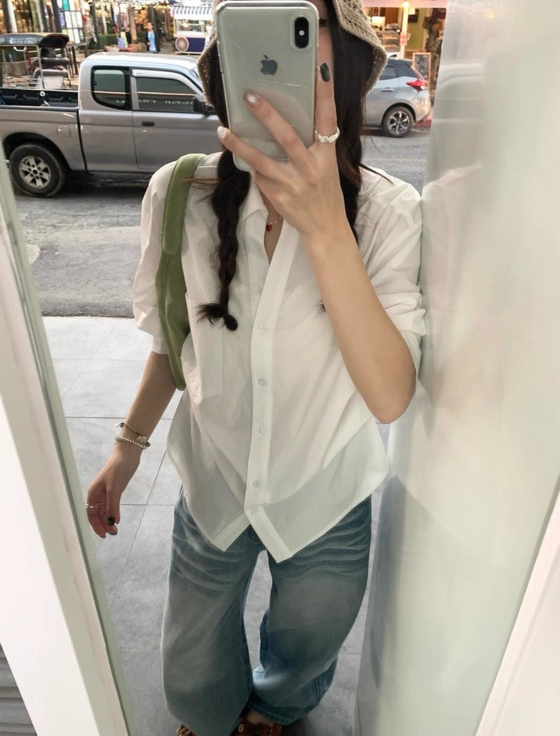 Oversized Cotton Shirt