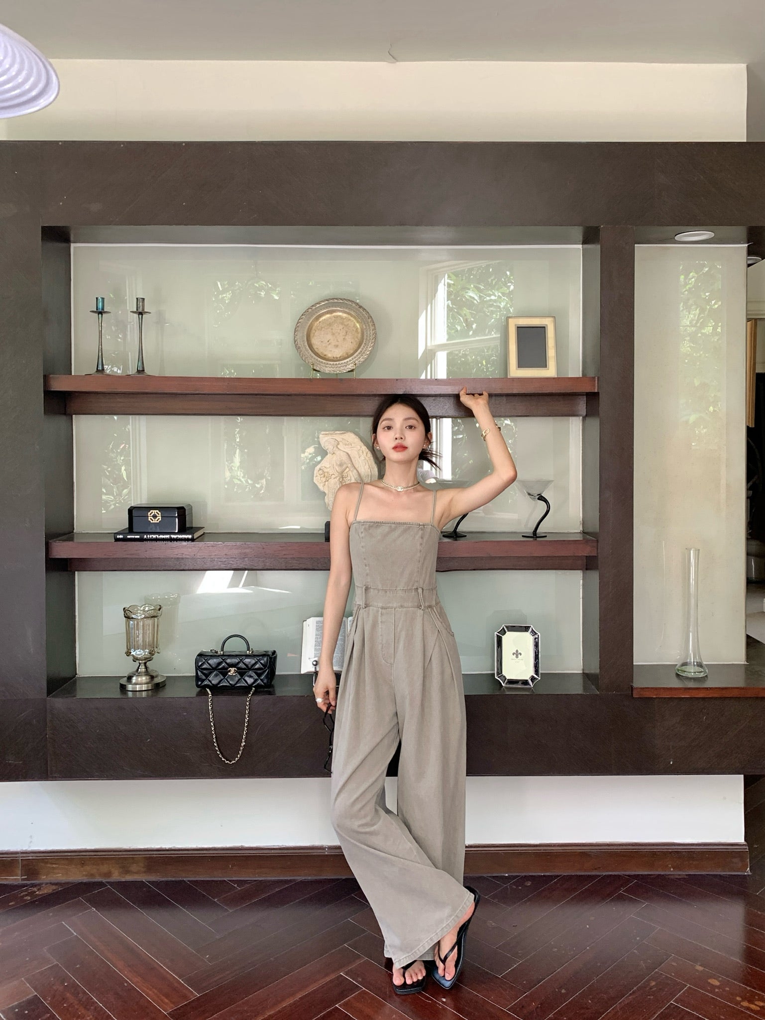 𝘾𝙃𝘼𝙍𝙈𝙀 Seneca Jumpsuit(Grey)