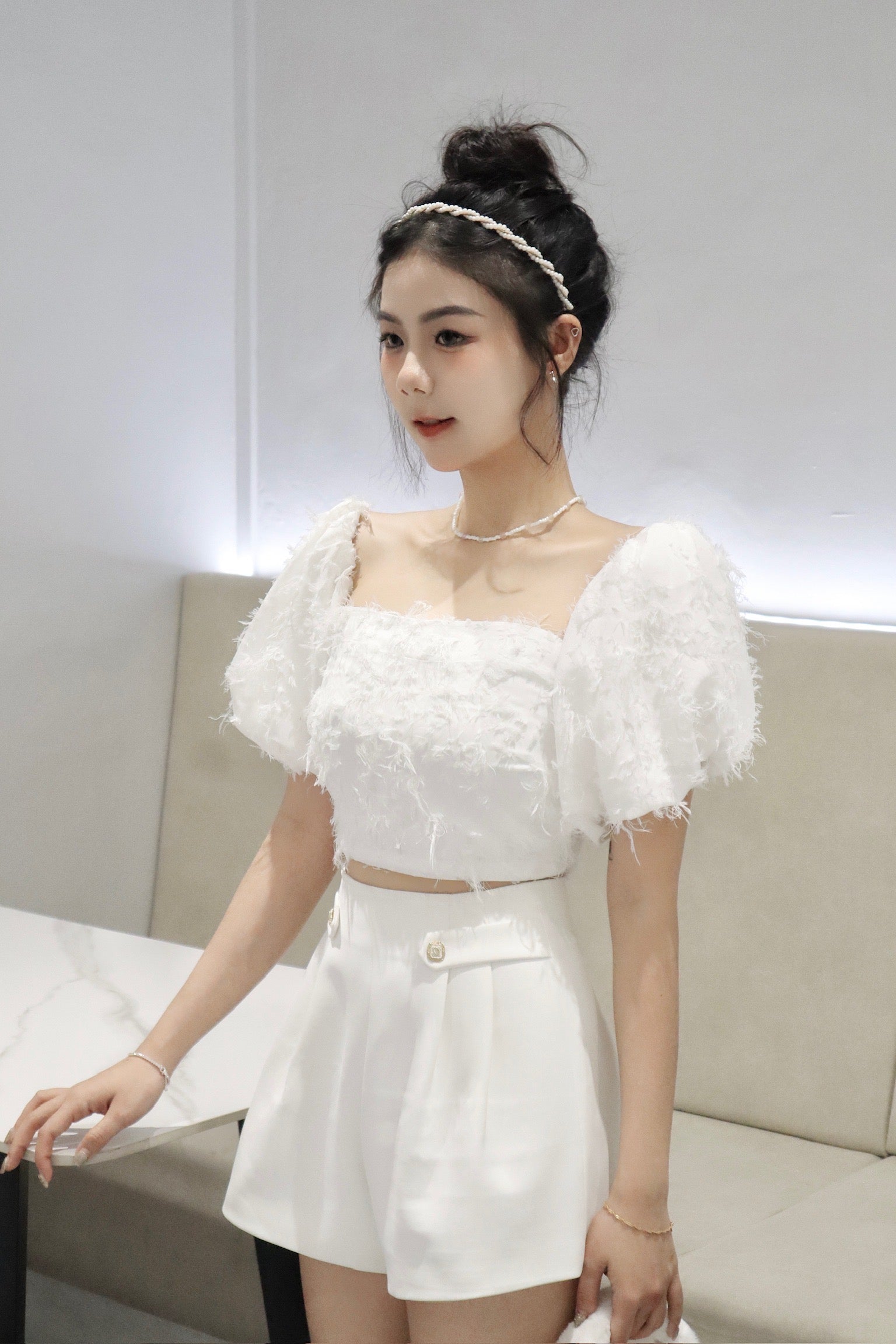 πΎππΌπππ Jamie Top in White