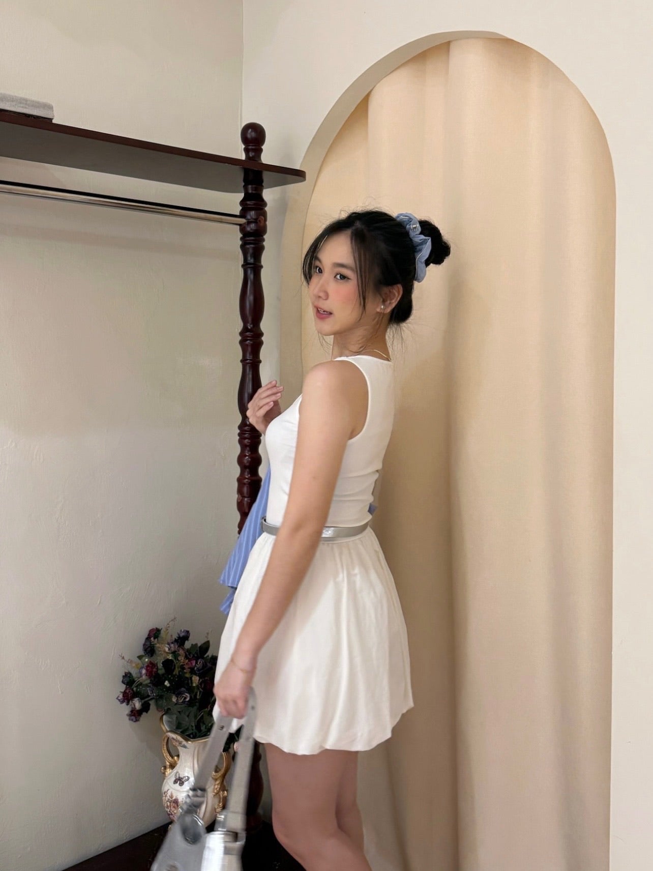 Scarlett Set 【连身裙+衬衫+腰带】