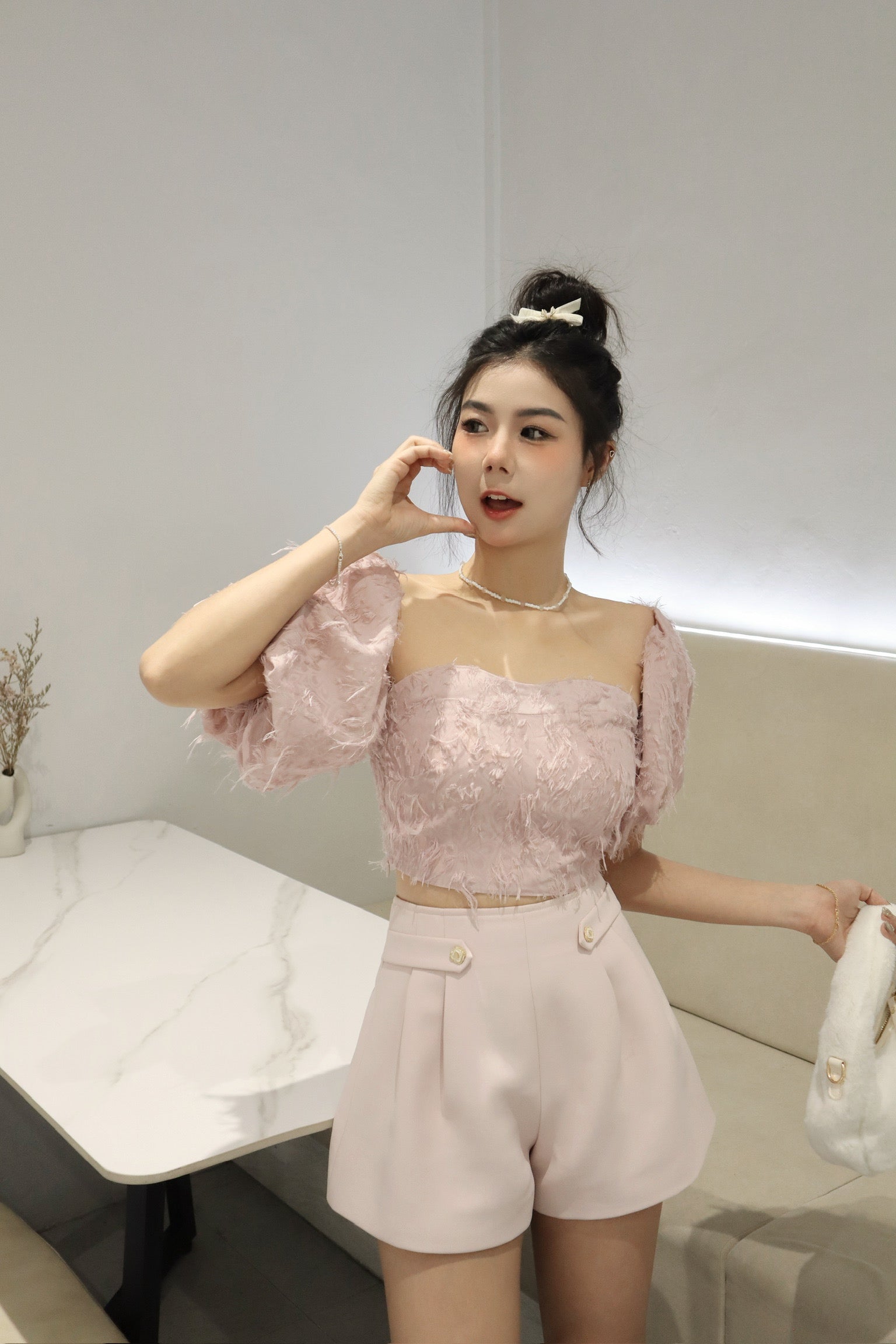 πΎππΌπππ Jamie Top in Pink