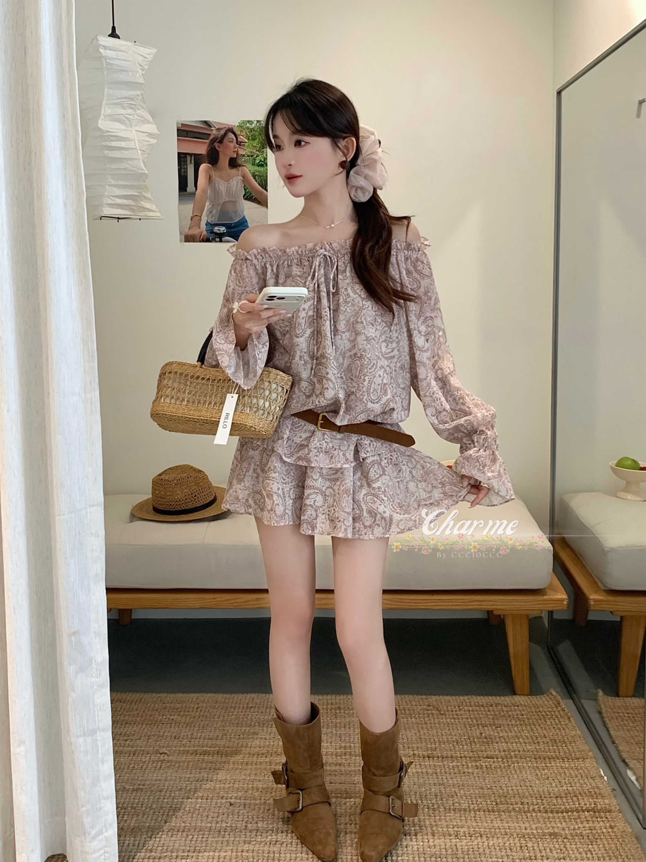 Celia Set with belt