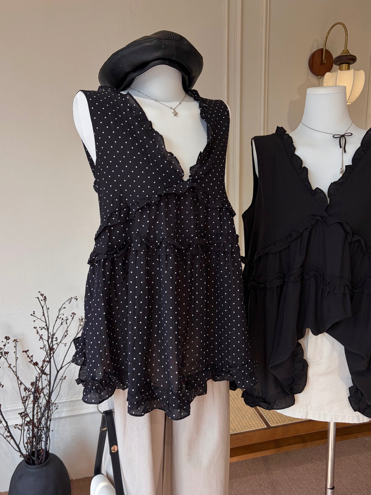 Camille Ruffle Top