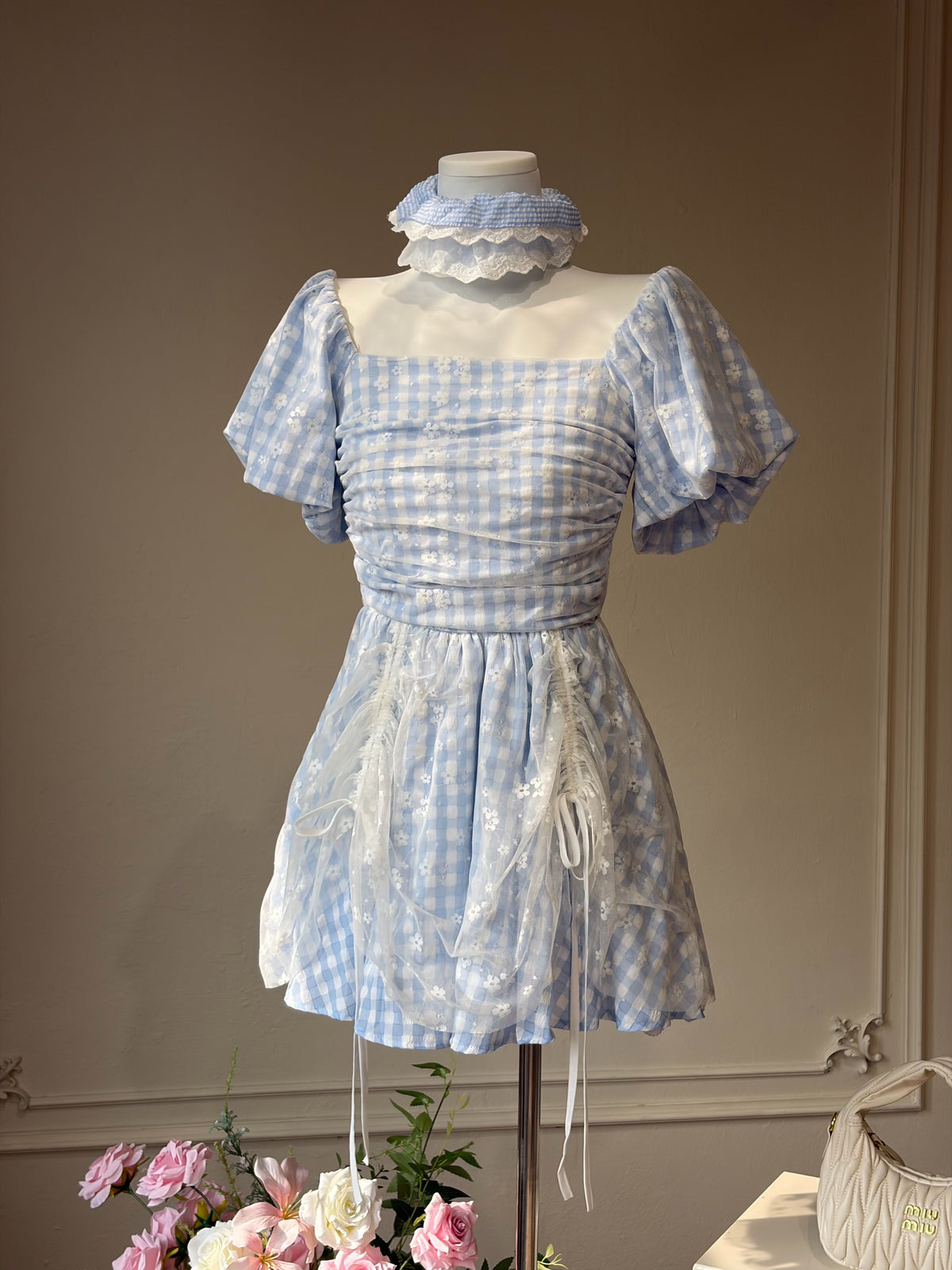 𝘾𝙃𝘼𝙍𝙈𝙀 Clara Gingham Dress