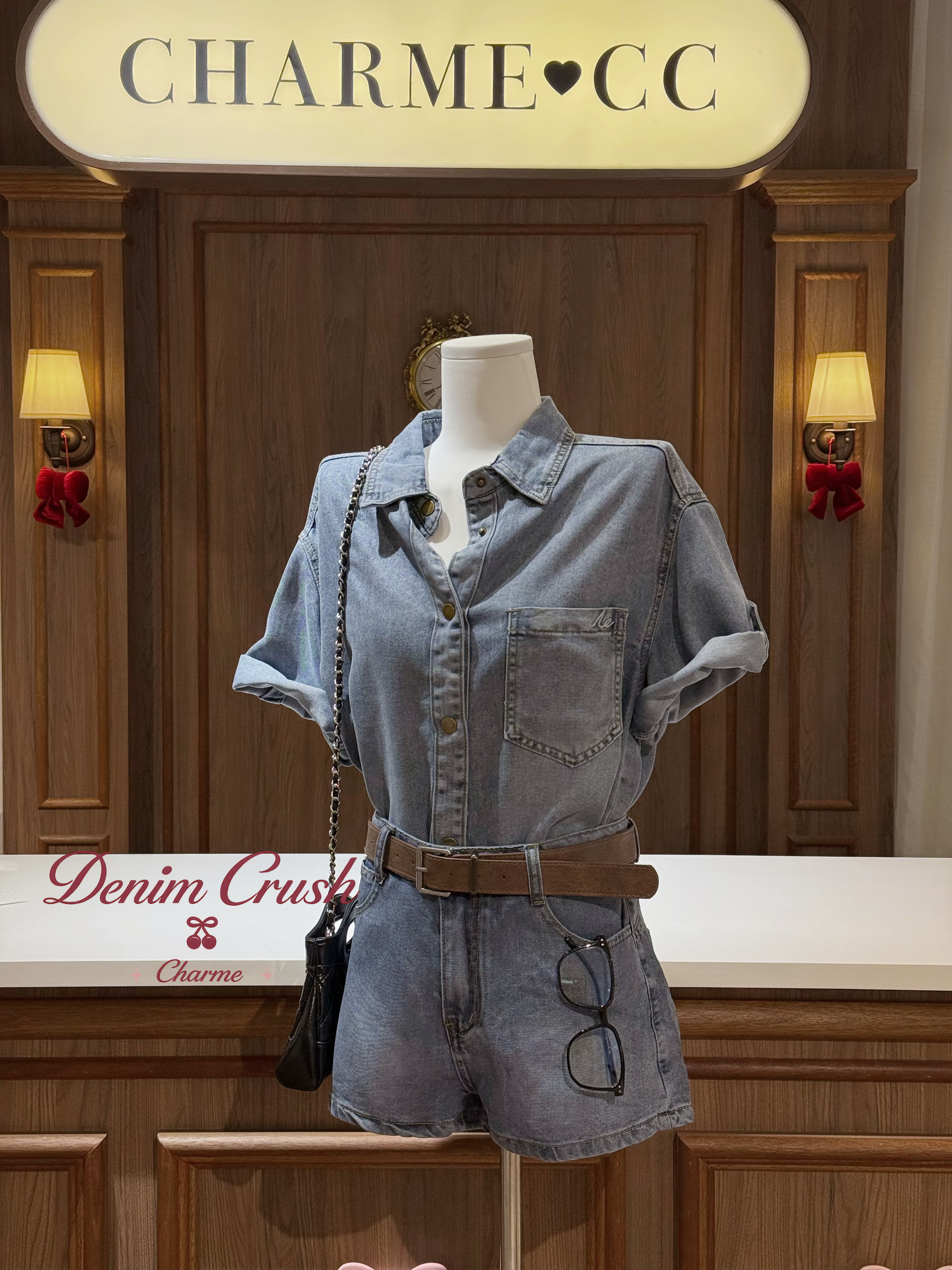 Denim · Sora Romper